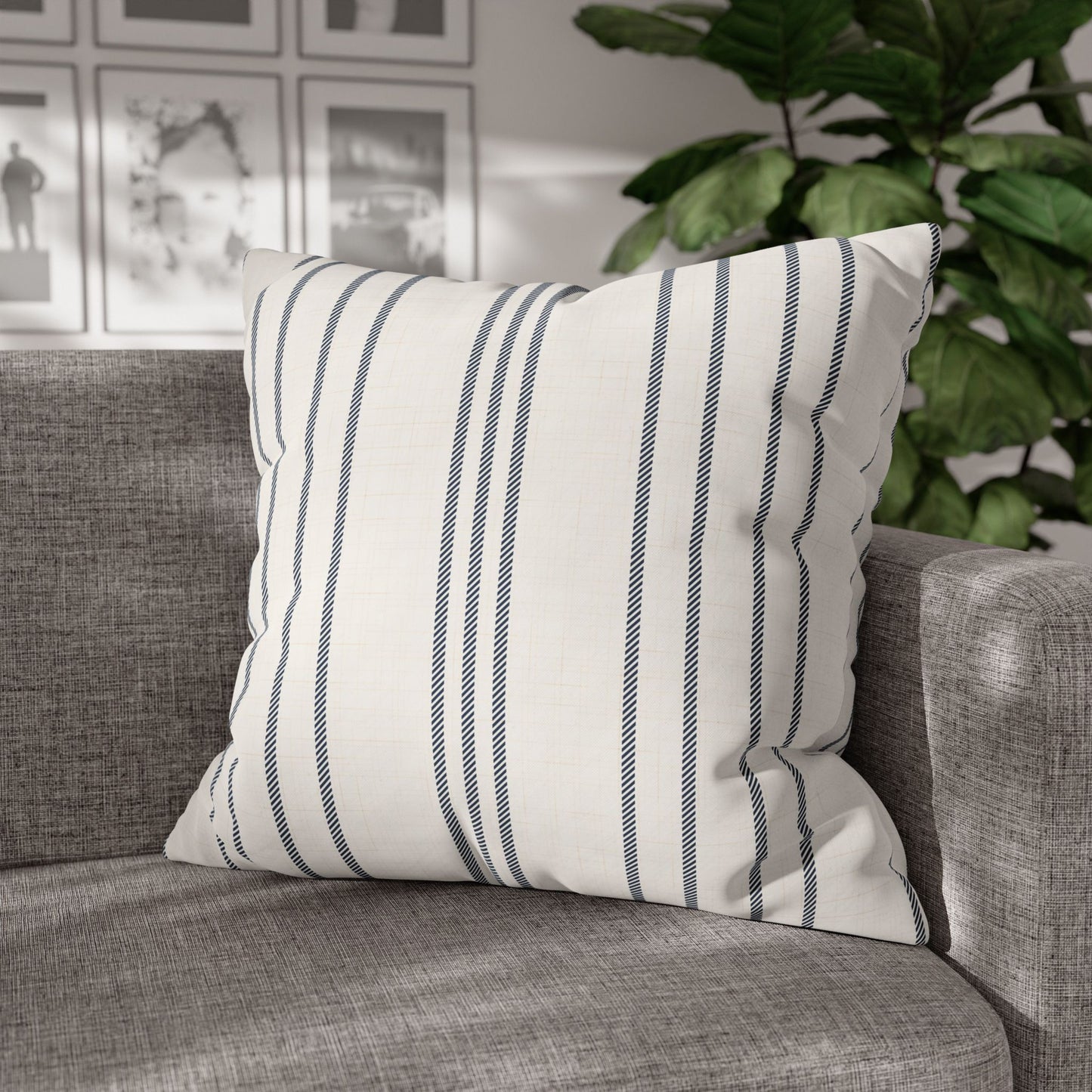 Modern Striped Throw Pillowcase, Cozy Home Decor, Elegant Couch Cushion, Boho Style Accent Pillow, Chic Living Room Accessory