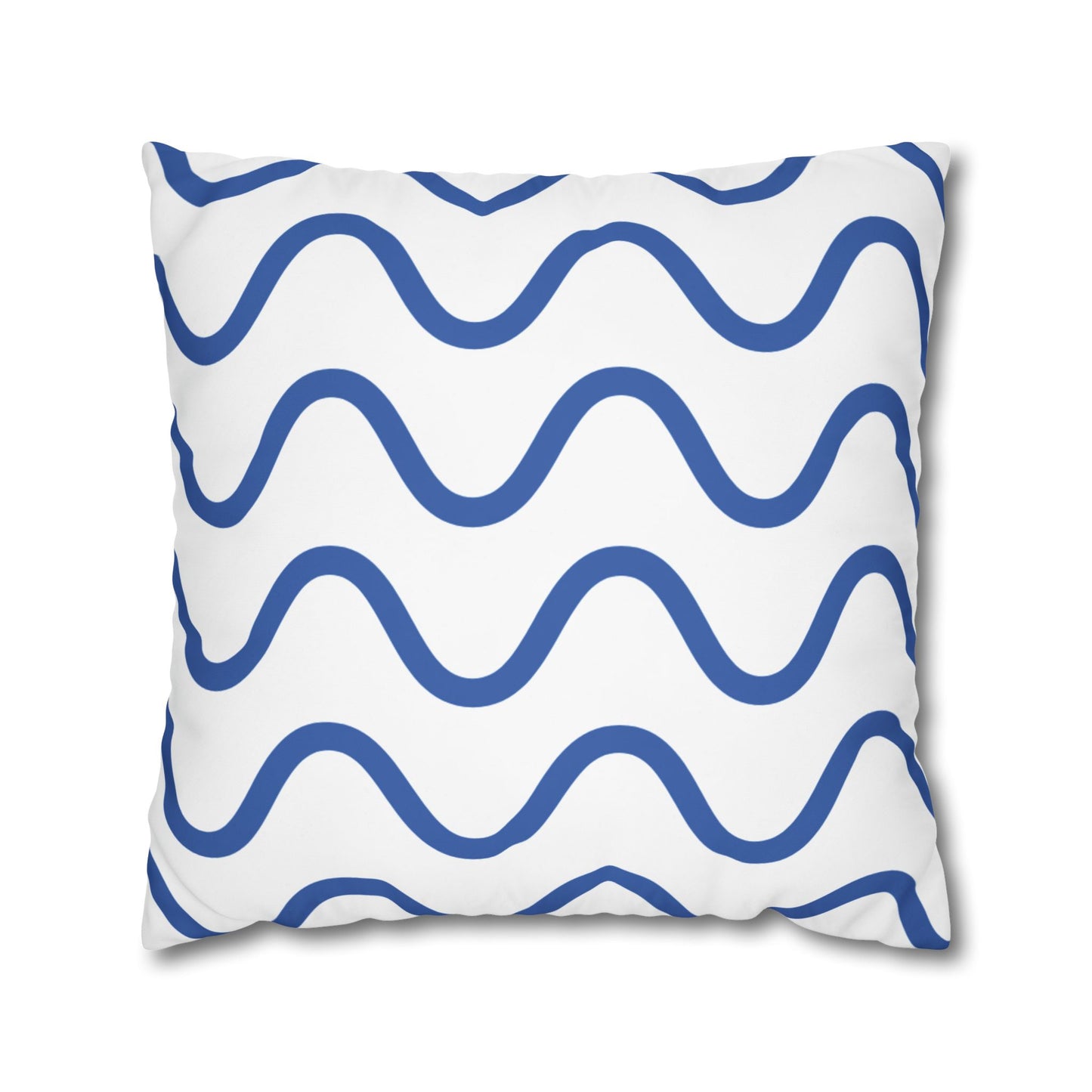 Wave Pattern Decorative Pillowcase | Coastal Vibe, Home Decor, Throw Pillow Cover, Room Accent, Gift for Ocean Lovers