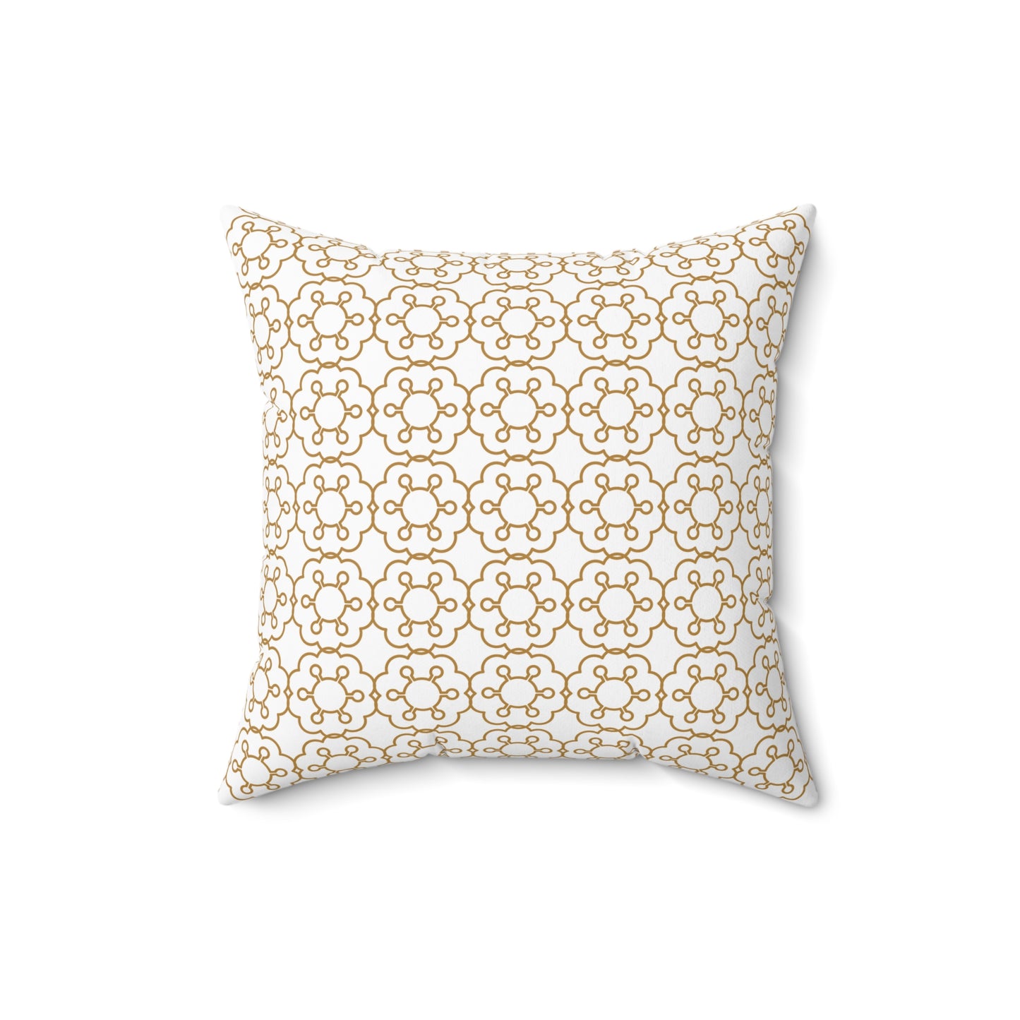 Throw Pillow Flora and Songbirds Eating Berries