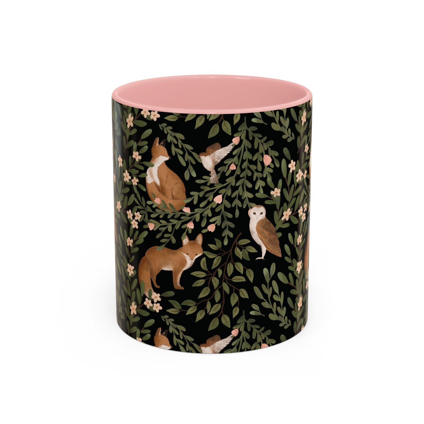 Mug - Little Fox and Owl Woodland Scene Coffee Cup