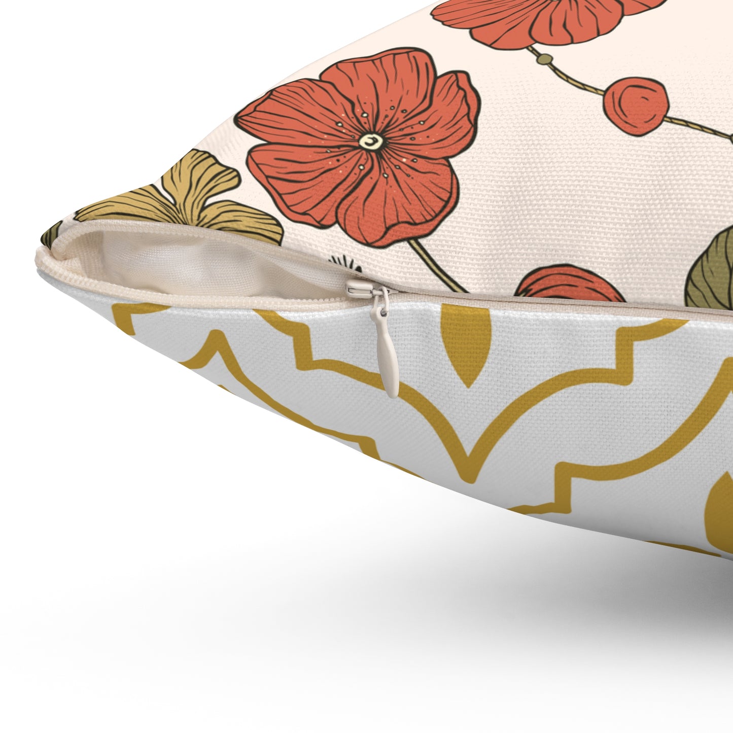 Flying Sparrow with twins Nature-Inspired Decorative Pillow with Floral Design, Home Decor, Gift for Bird Lovers, Cozy Throw Pillow, Boho Accent Cushion