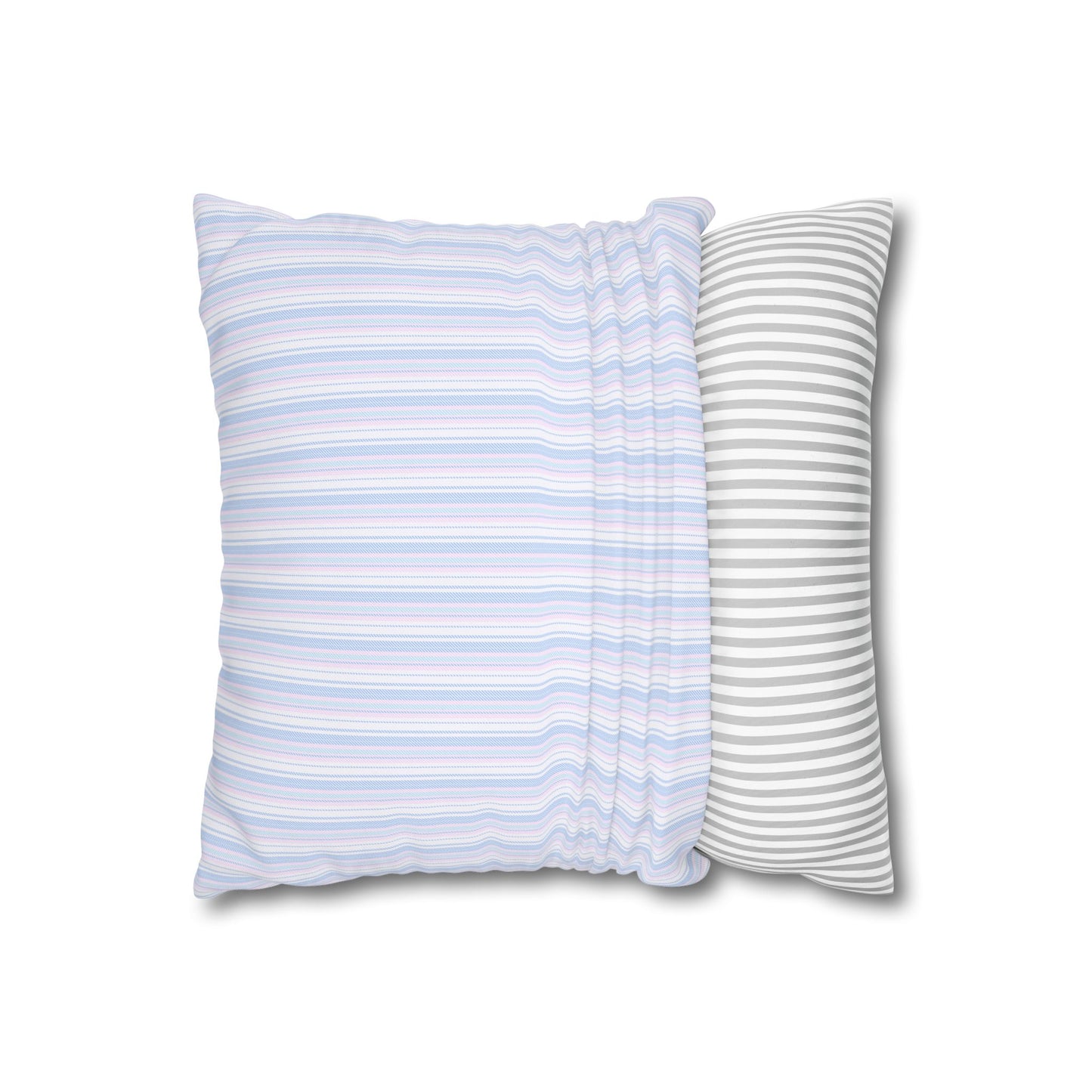 Pastel Striped Throw Pillowcase, Cozy Home Decor, Modern Cushion Cover, Stylish Living Room Accent, Birthday Gift, Soft Furniture Accessory