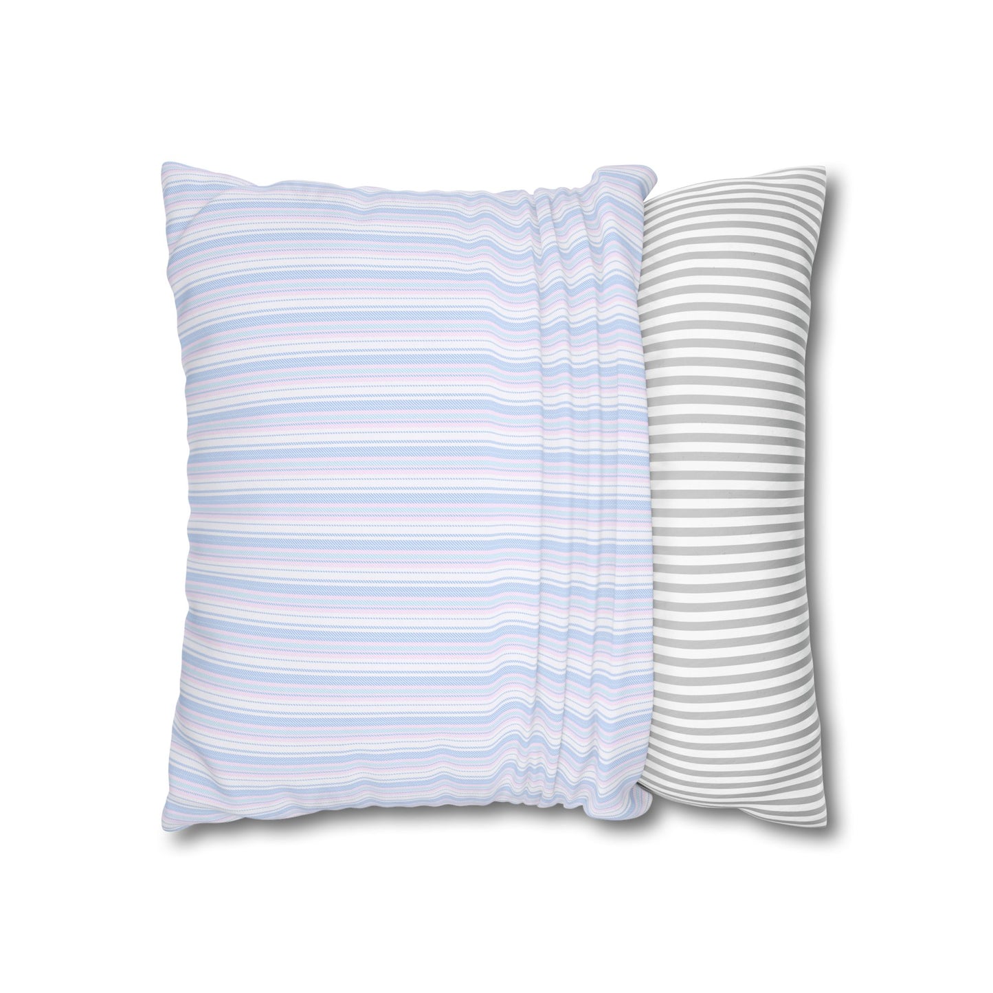 Pastel Striped Throw Pillowcase, Cozy Home Decor, Modern Cushion Cover, Stylish Living Room Accent, Birthday Gift, Soft Furniture Accessory