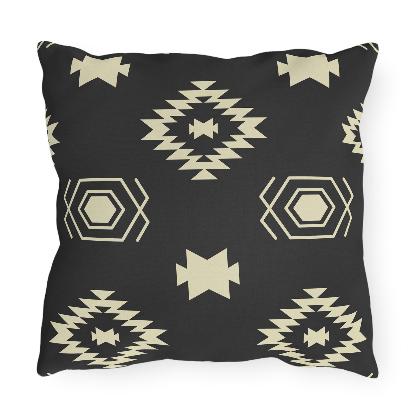 Stylish Outdoor Pillows for Cozy Patios, Penguin Decor, Tribal Pattern Cushion, Summer Accessories, Unique Home Gift