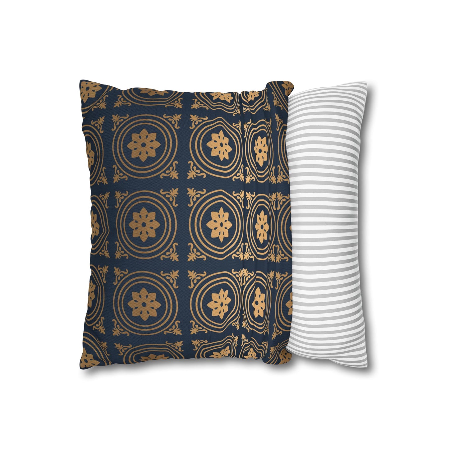 Elegant Black and Gold Blue Touched Dragonfly Pillowcase, Home Decor, Gift for Nature Lovers, Decorative Cushion Cover, Insect Art for Bedrooms