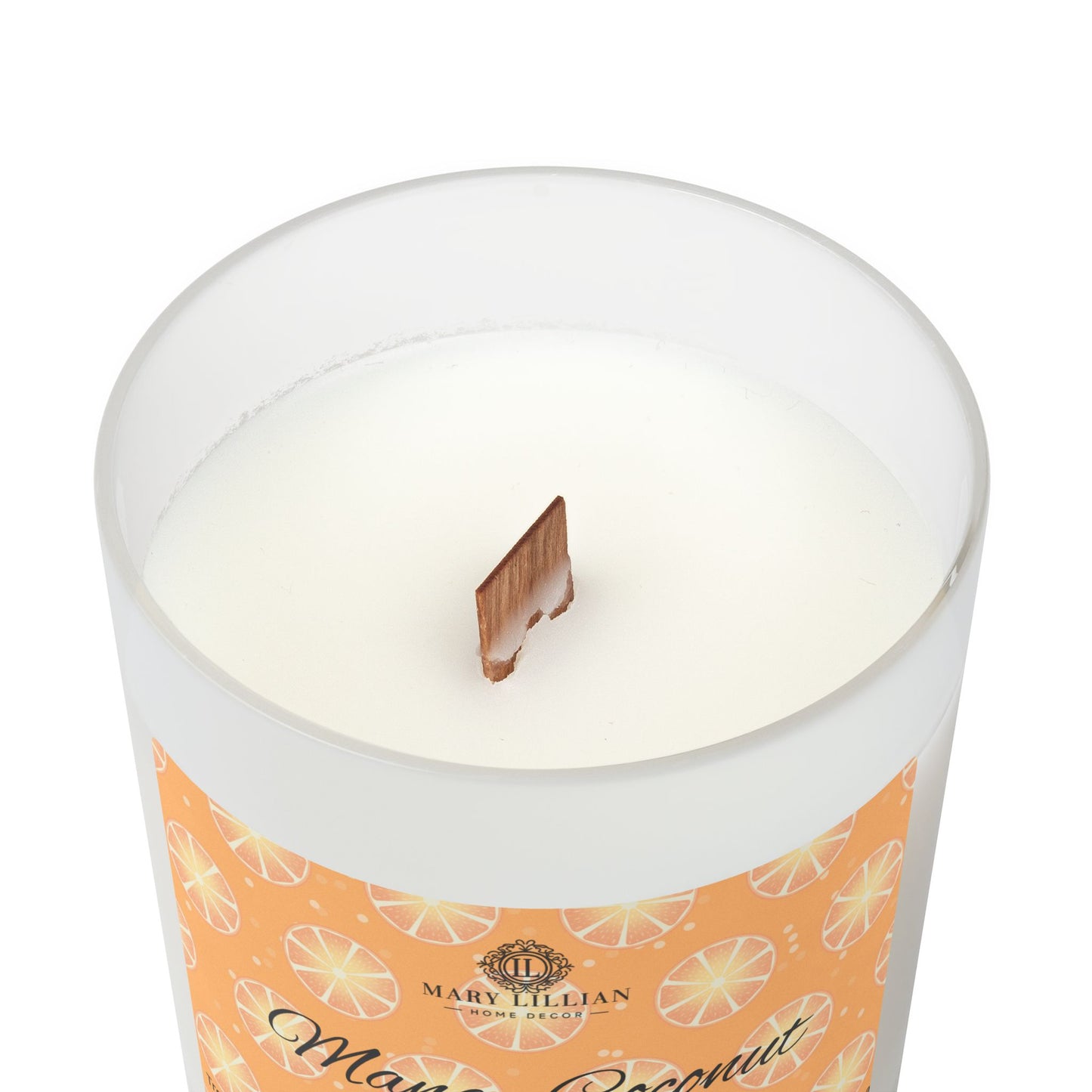 Candle Tropical Mango Coconut Scent, 11oz
