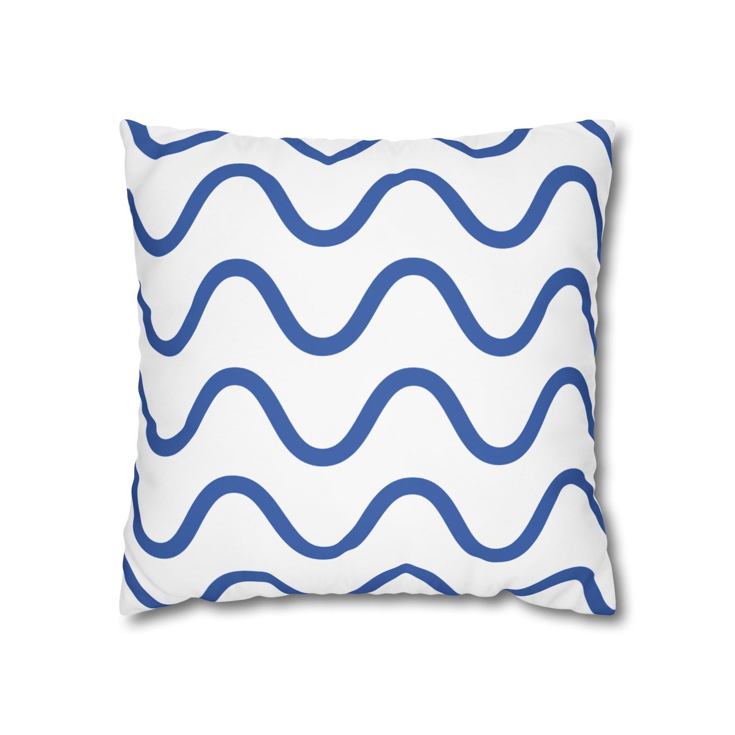 Wave Pattern Decorative Pillowcase | Coastal Vibe, Home Decor, Throw Pillow Cover, Room Accent, Gift for Ocean Lovers