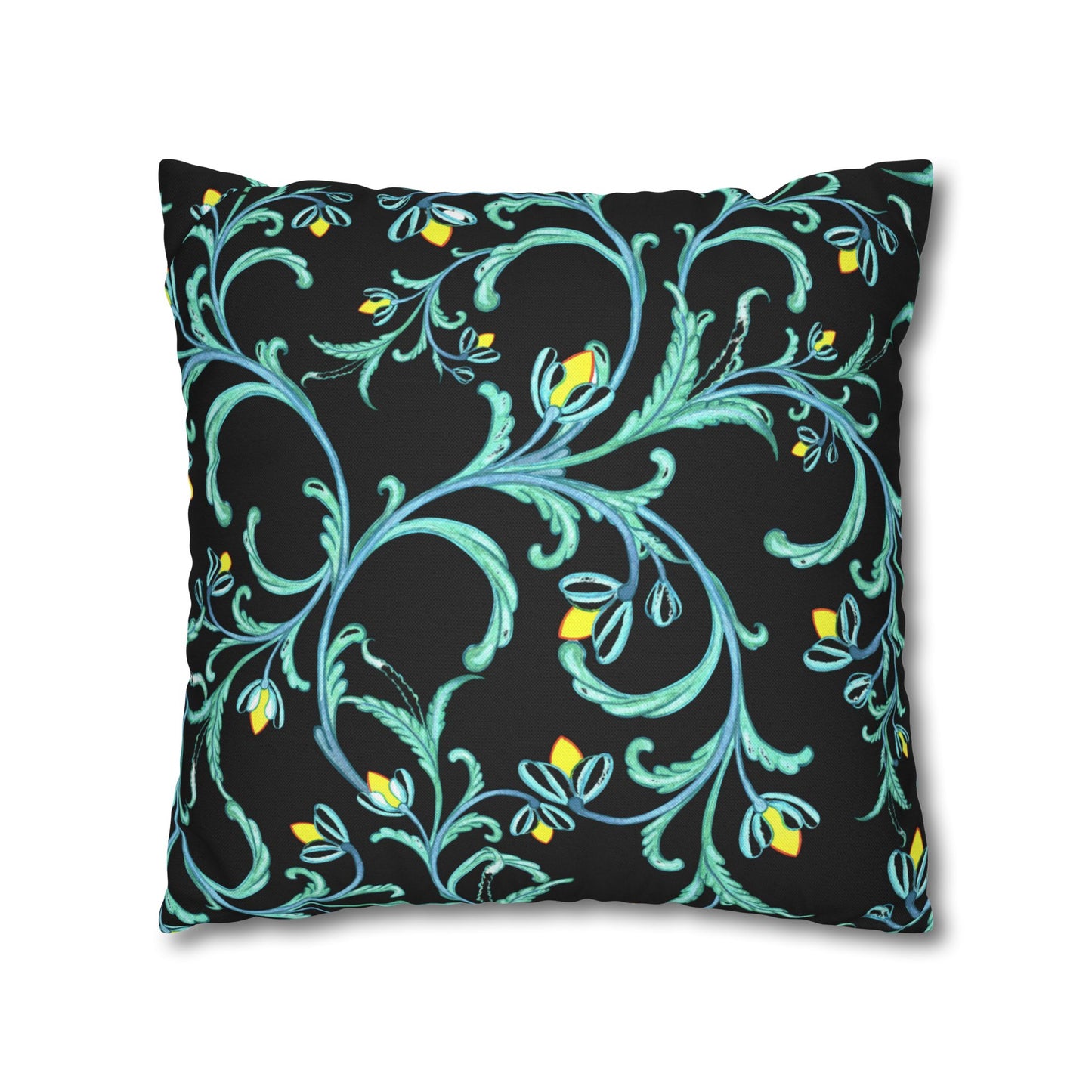Midnight Sky and Turquoise Dragonfly Decorative Pillowcase, Home Decor, Living Room Accent, Gift for Nature Lovers, Bird Lovers, Boho Home