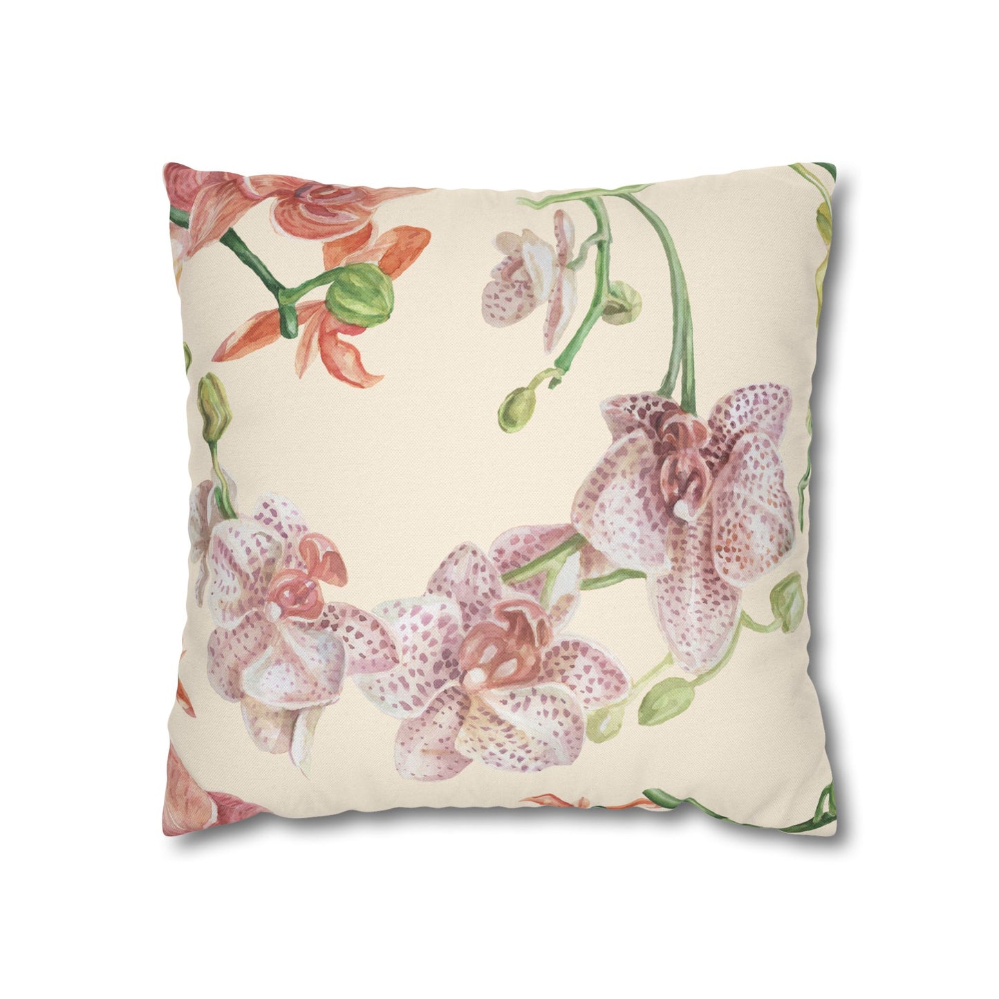 Floral Elegance Pillowcase - Botanical Decor, Home Accent, Gift, Aesthetic Room, Living Room Decor