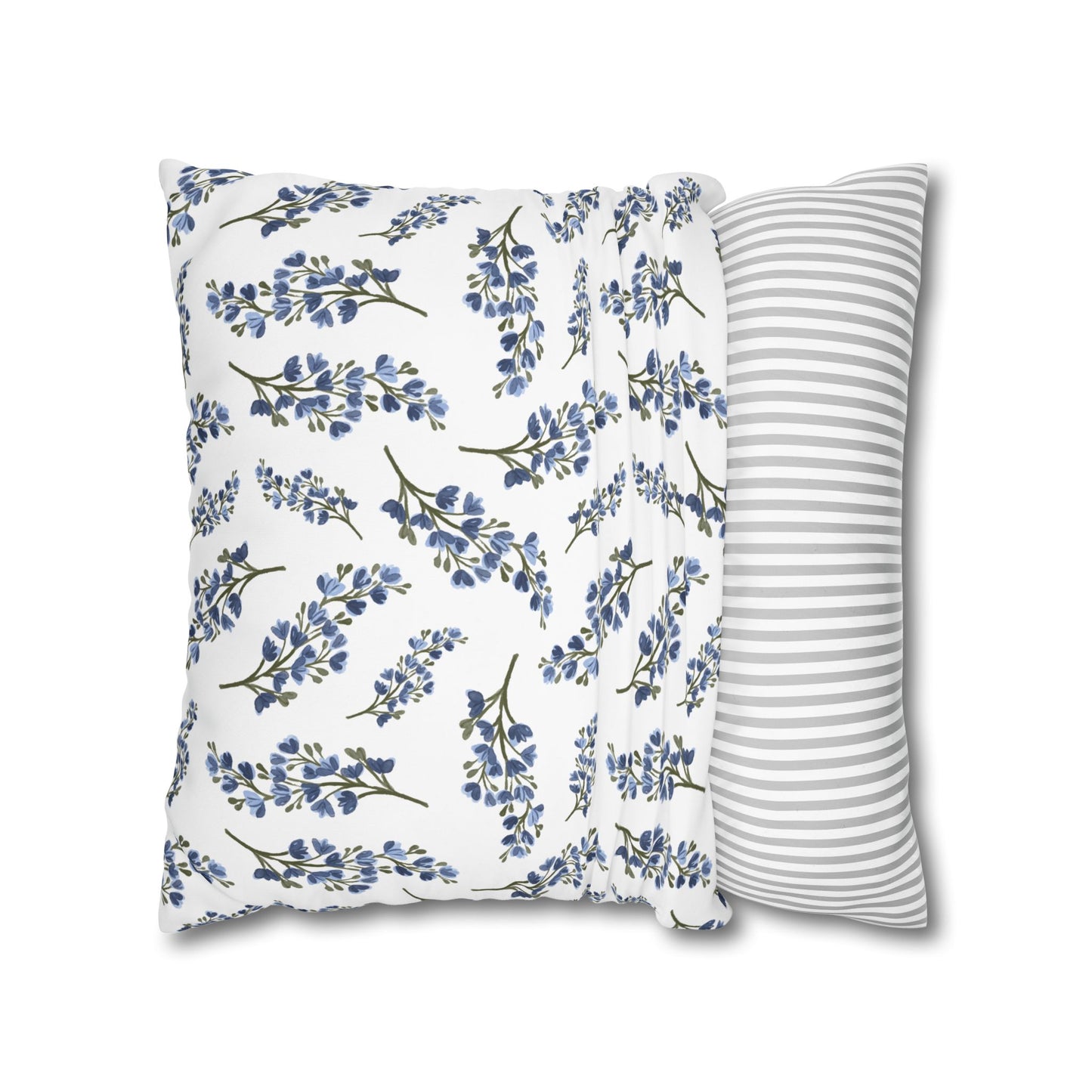 Floral Patterned Throw Pillowcase, Square Decor, Home Accent, Living Room Cushion, Gift for Homeowners, Cozy Decor