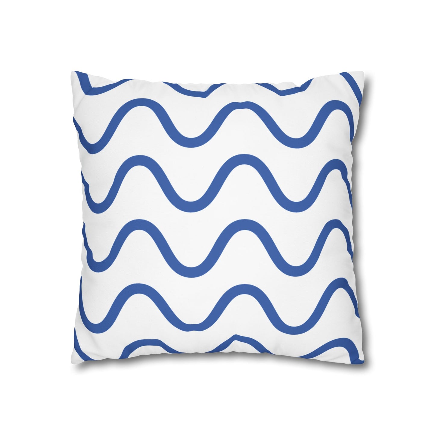Wave Pattern Decorative Pillowcase | Coastal Vibe, Home Decor, Throw Pillow Cover, Room Accent, Gift for Ocean Lovers