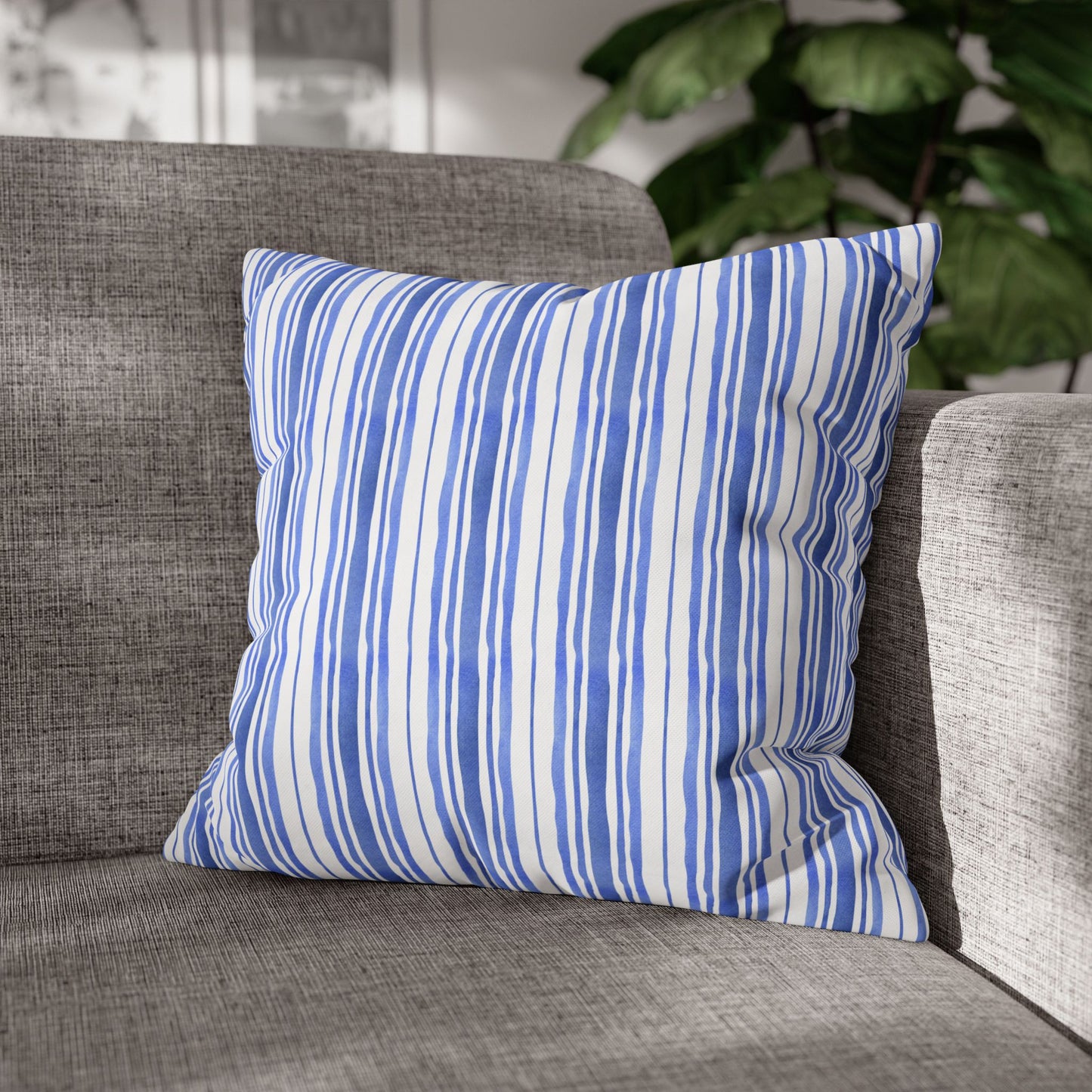 Stylish Striped Pillowcase, Modern Home Decor, Cozy Gift for Home, Bedroom Accent, Relaxing Vibe, Housewarming Present