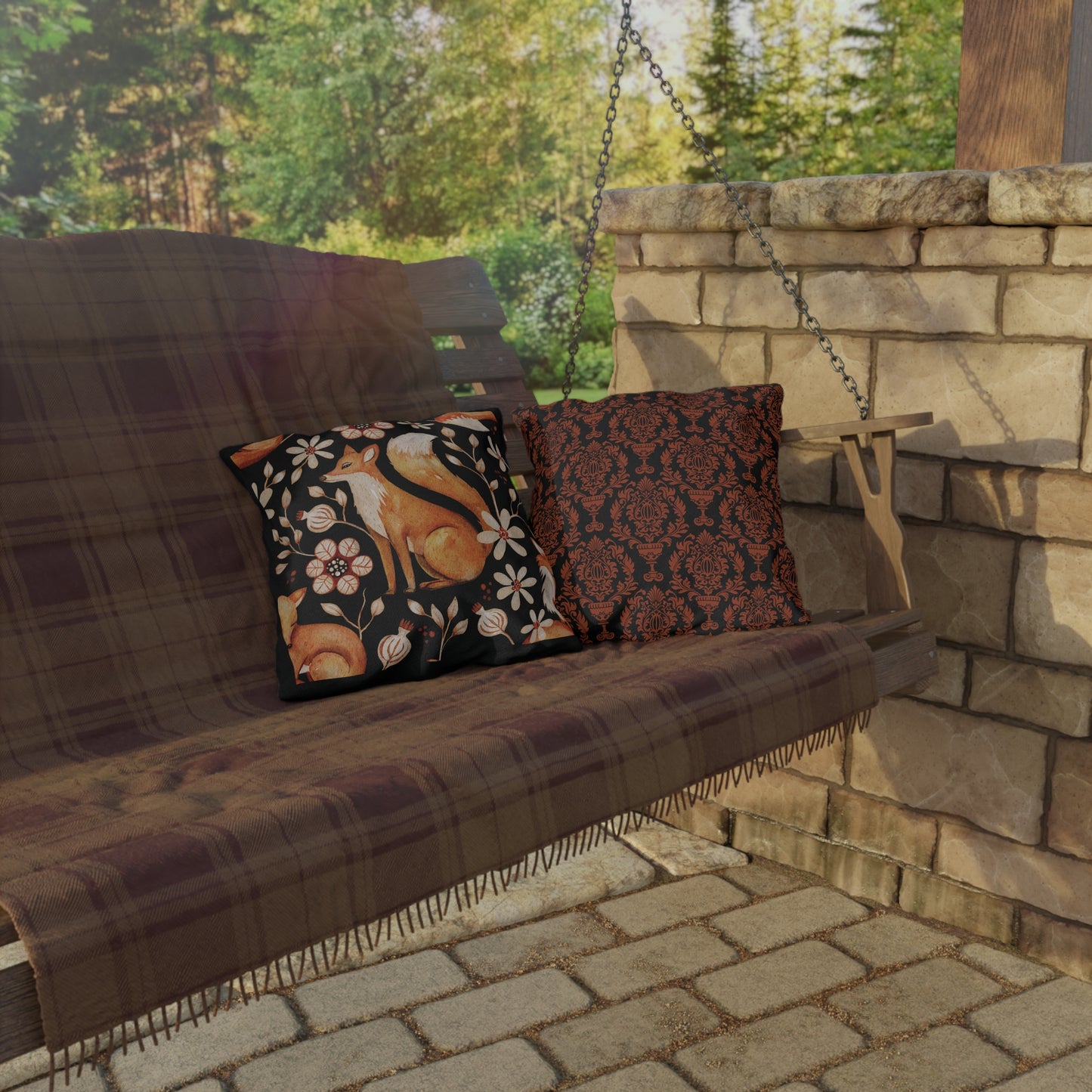 Outdoor Pillow - Clever Fox Design