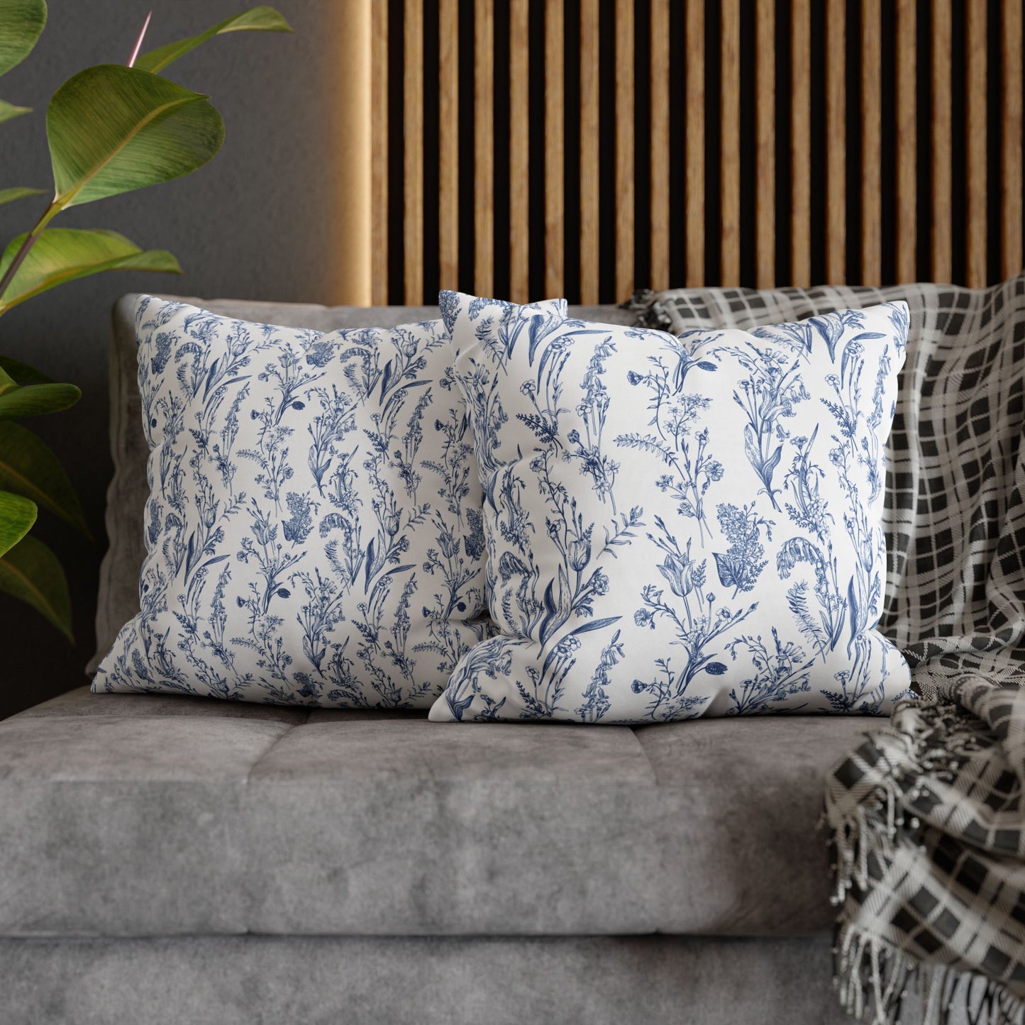 Floral Decorative Pillowcase