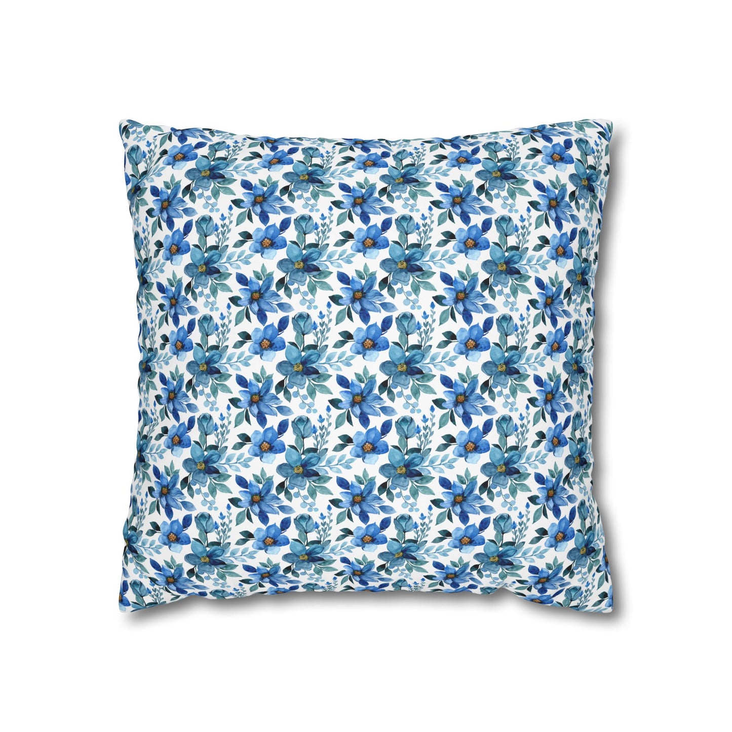 Floral Square Pillowcase | Cozy Home Decor, Gift for Relaxation, Boho Bedroom Accent, Housewarming Present, Summer Vibes