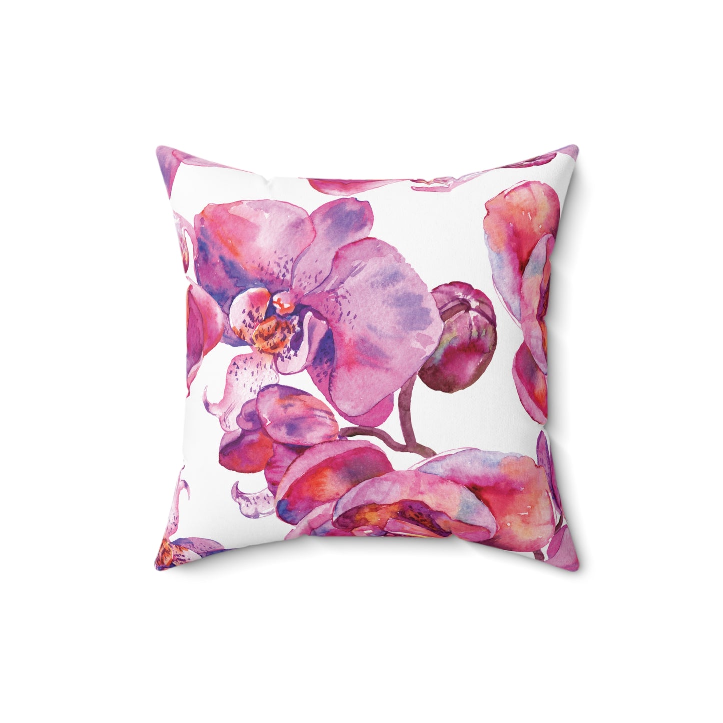 Vibrant Floral Throw Pillow, Decorative Cushion for Living Room, Gift for Mother's Day, Home Decor, Cozy Accent