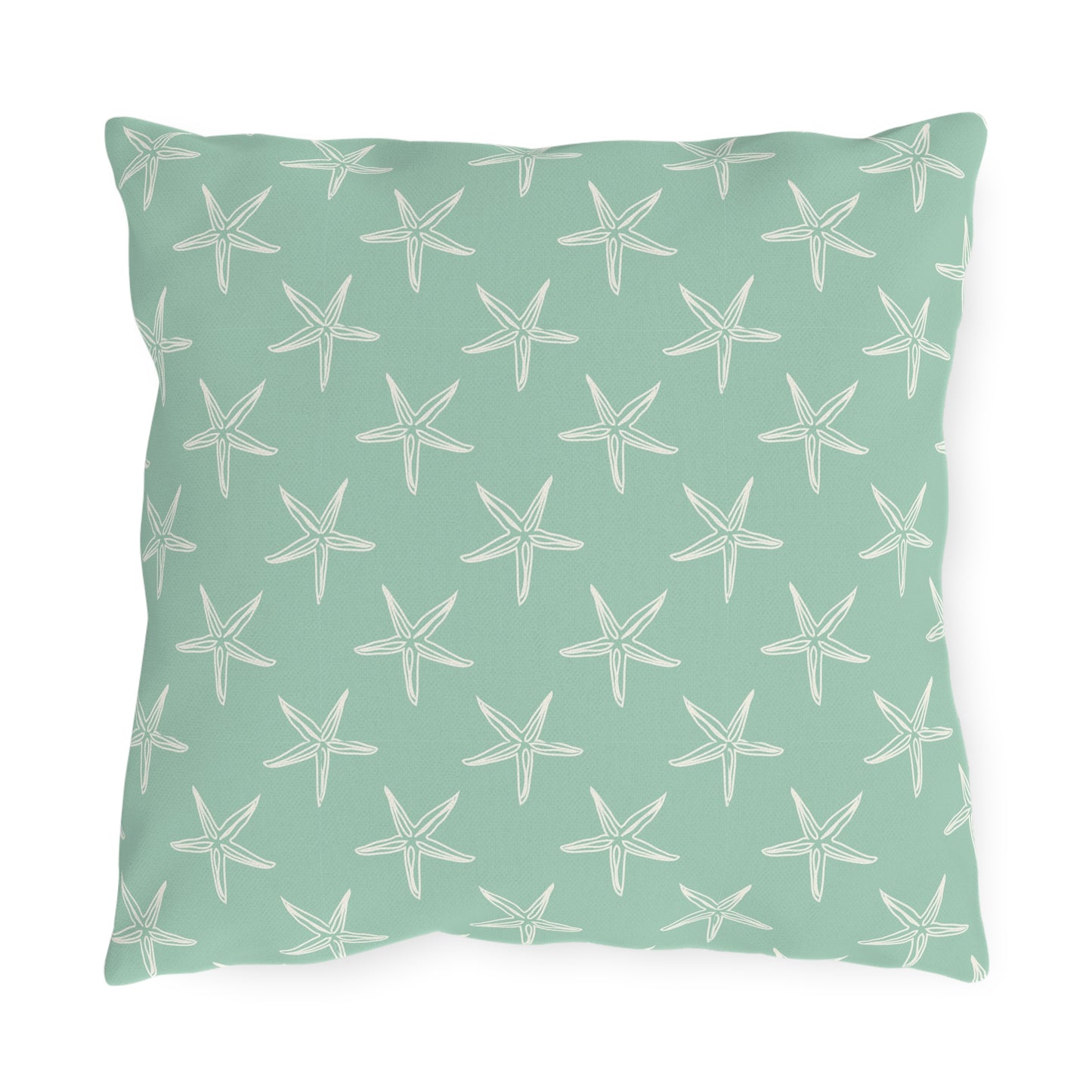 Coastal Starfish Outdoor Pillows - Nautical Home Decor for Patios & Porches