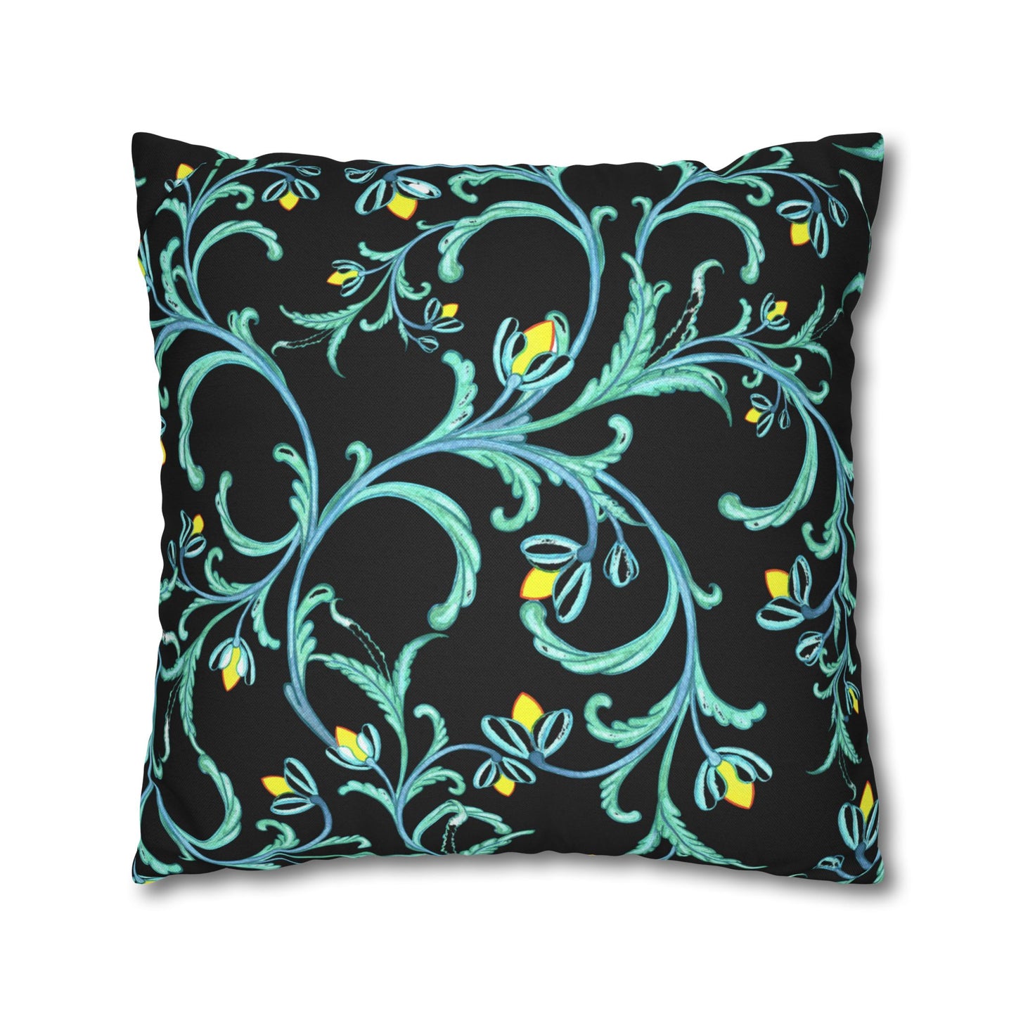 Midnight Sky and Turquoise Dragonfly Decorative Pillowcase, Home Decor, Living Room Accent, Gift for Nature Lovers, Bird Lovers, Boho Home