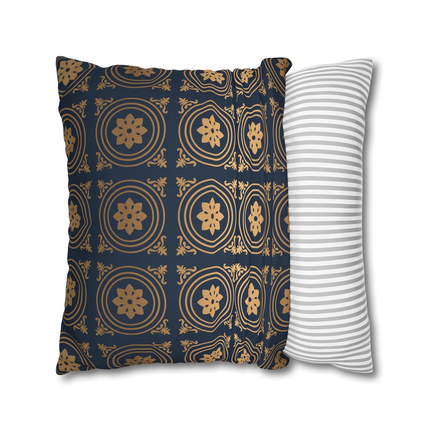 Elegant Black and Gold Blue Touched Dragonfly Pillowcase, Home Decor, Gift for Nature Lovers, Decorative Cushion Cover, Insect Art for Bedrooms