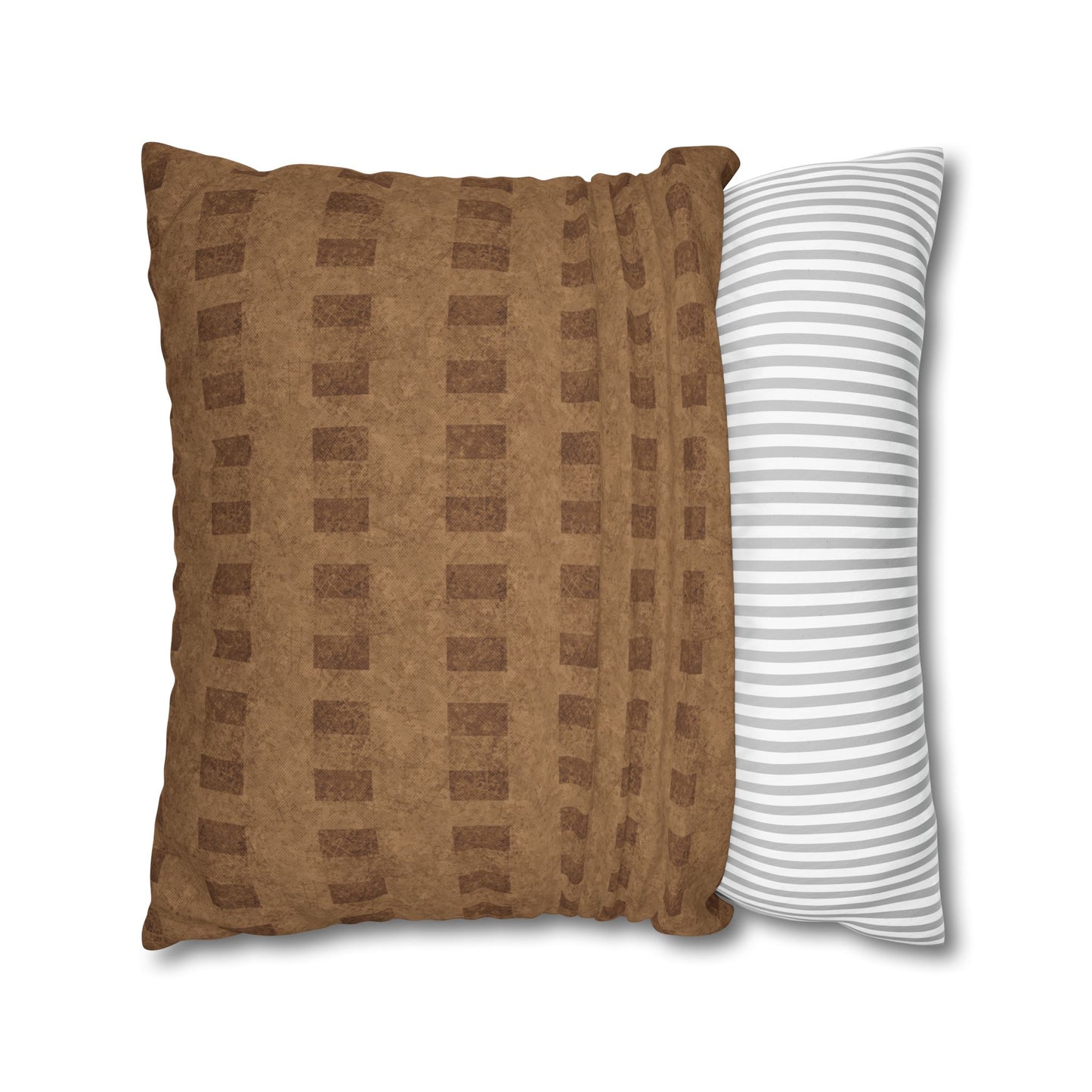 Nature-Inspired Dragonfly and Friends in Earthy Colors Decorative Pillowcase