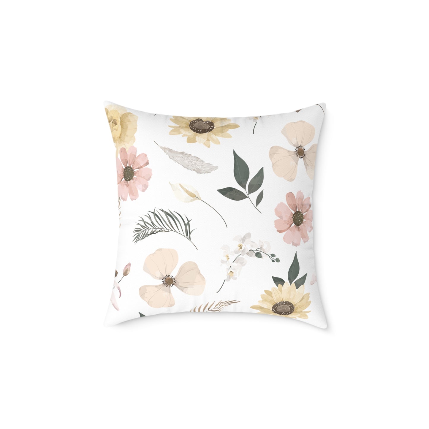 Nature-Inspired Decorative Dragonfly Pillow, Floral Cushion, Home Decor, Gift for Garden Lovers, Cozy Living Room Accent
