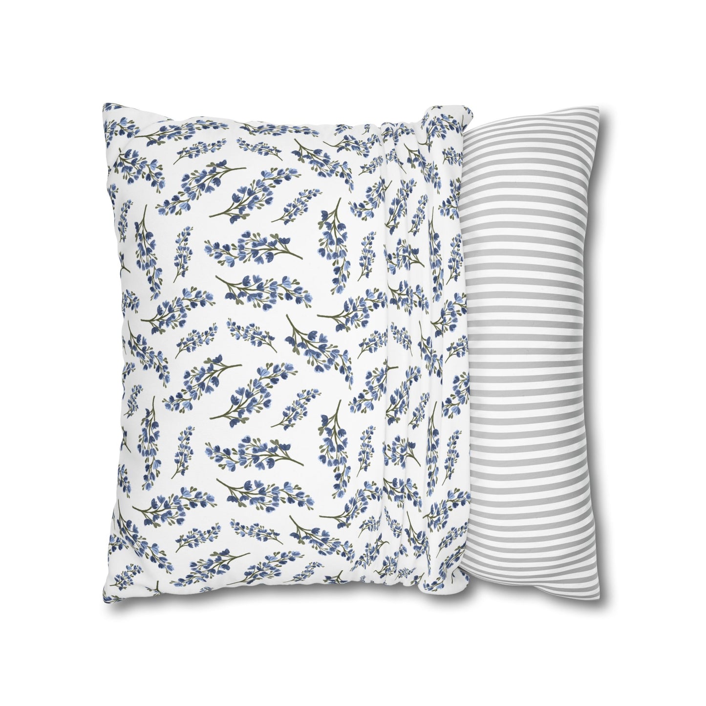 Floral Patterned Throw Pillowcase, Square Decor, Home Accent, Living Room Cushion, Gift for Homeowners, Cozy Decor