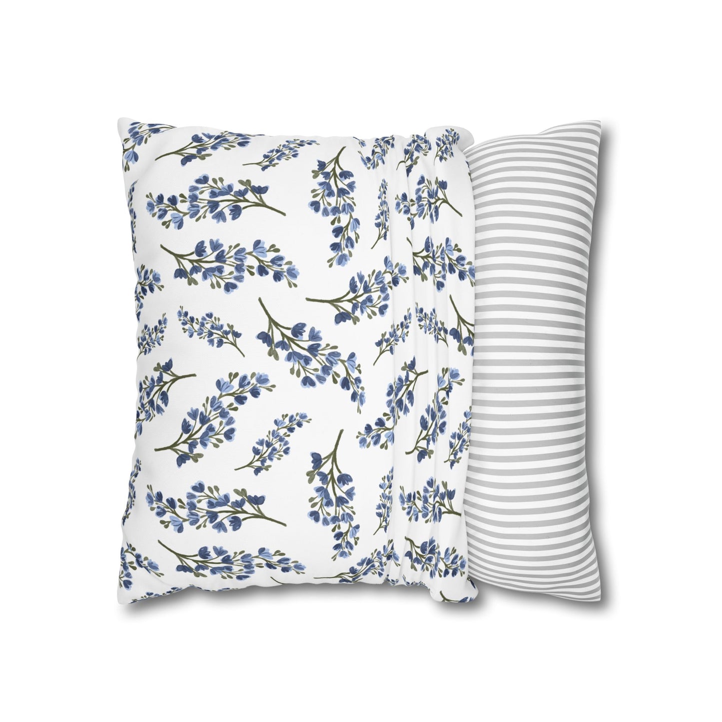 Floral Patterned Throw Pillowcase, Square Decor, Home Accent, Living Room Cushion, Gift for Homeowners, Cozy Decor