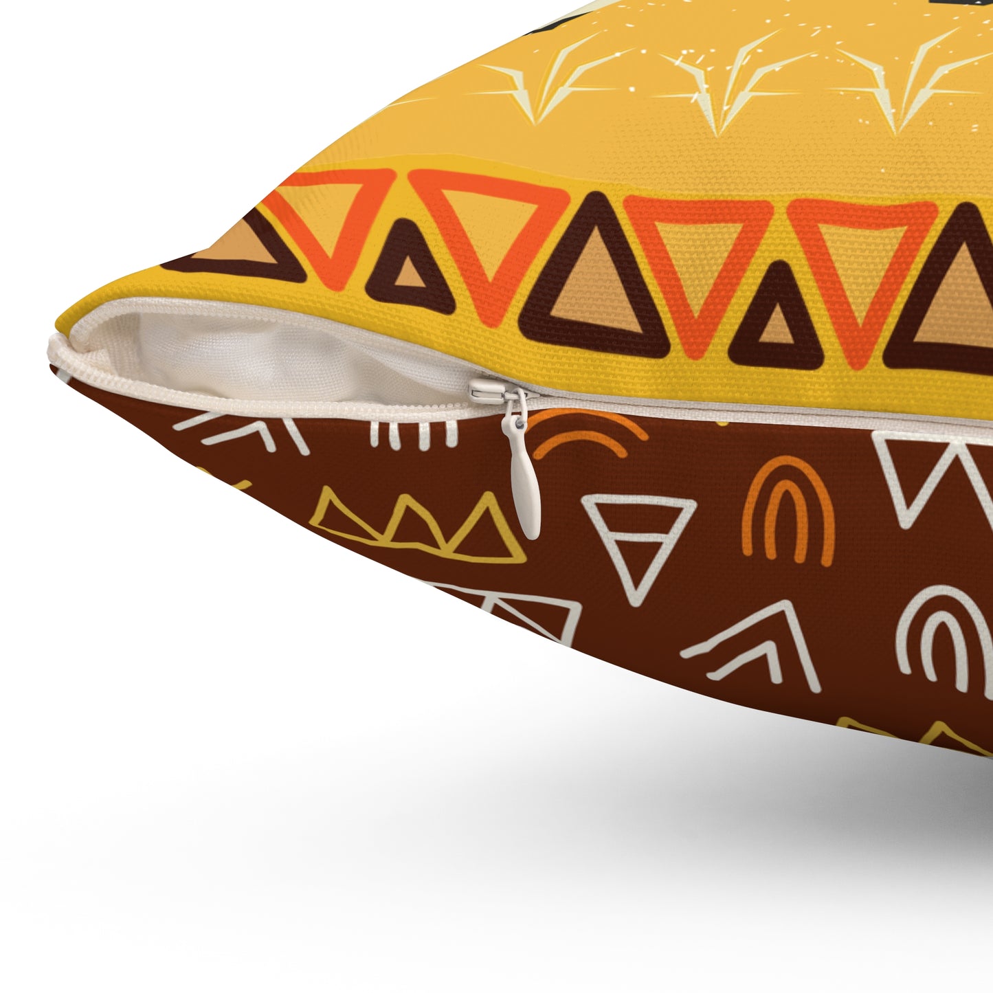 Desert Fox - Coyote Boho Accent Pillow - Southwestern and Tribal-Inspired Boho Style