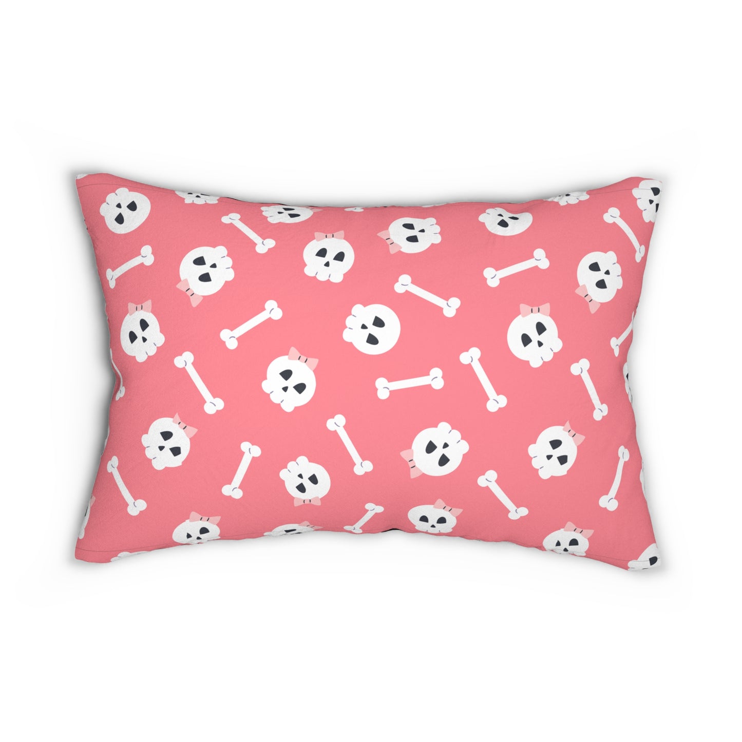 Boo-tiful Lumbar Pillow, Halloween Decor, Cozy Home Accent, Spooky Gift, Skull Patterns, Fun Cushion