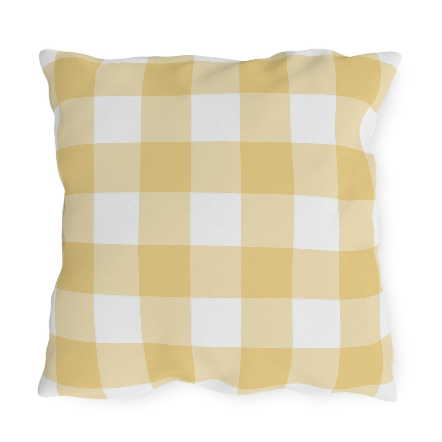 Sunflower Checkered Outdoor Pillows - Bright & Cheerful Home Decor