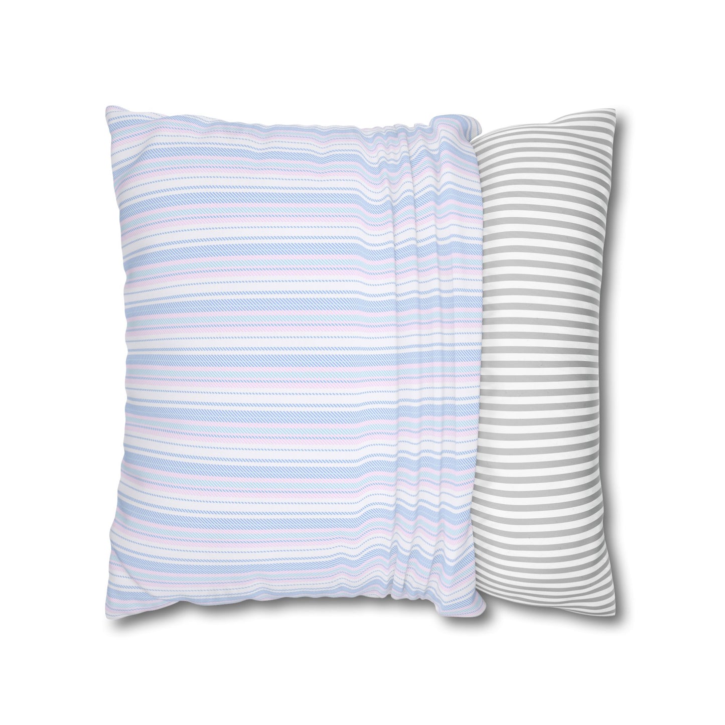 Pastel Striped Throw Pillowcase, Cozy Home Decor, Modern Cushion Cover, Stylish Living Room Accent, Birthday Gift, Soft Furniture Accessory
