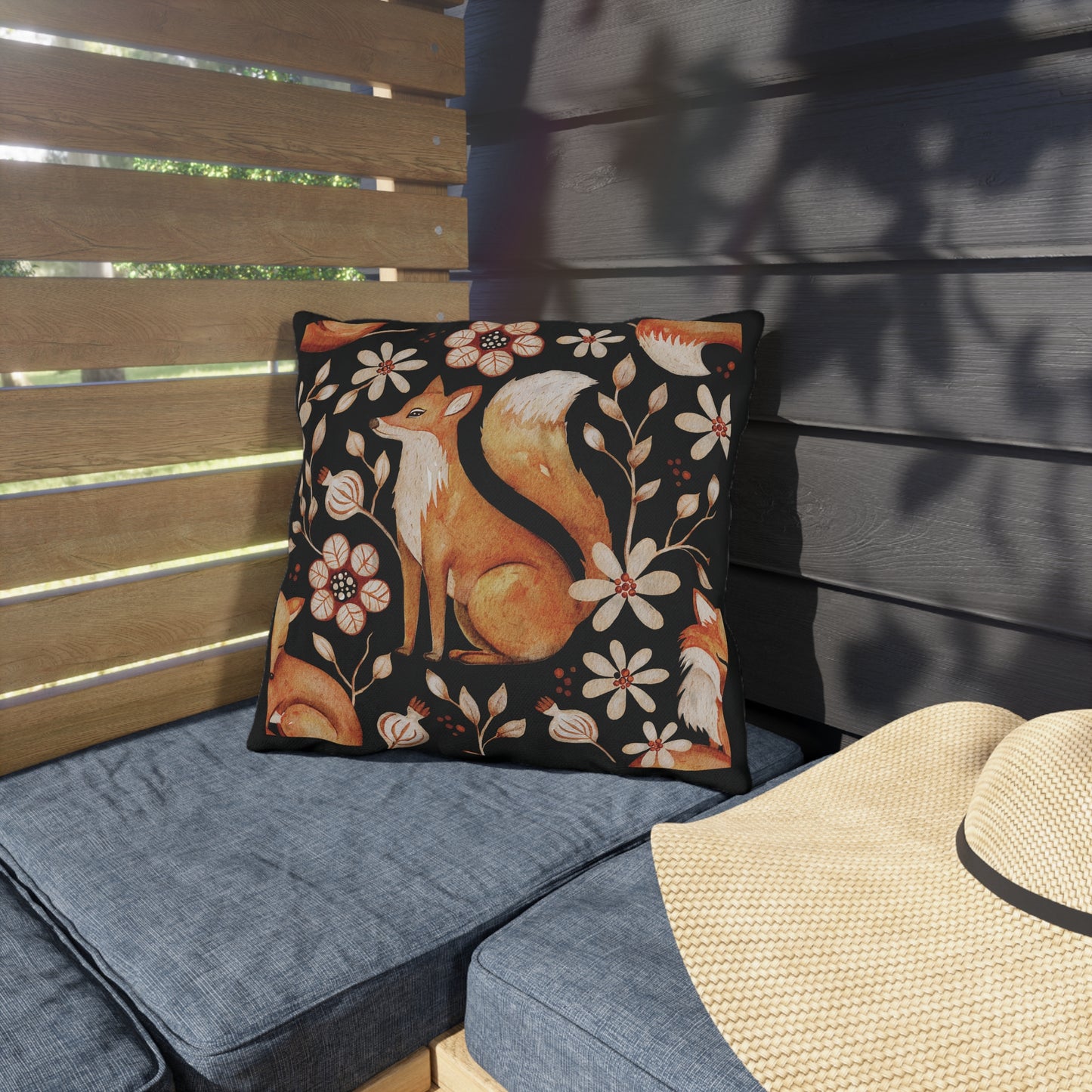 Outdoor Pillow - Clever Fox Design