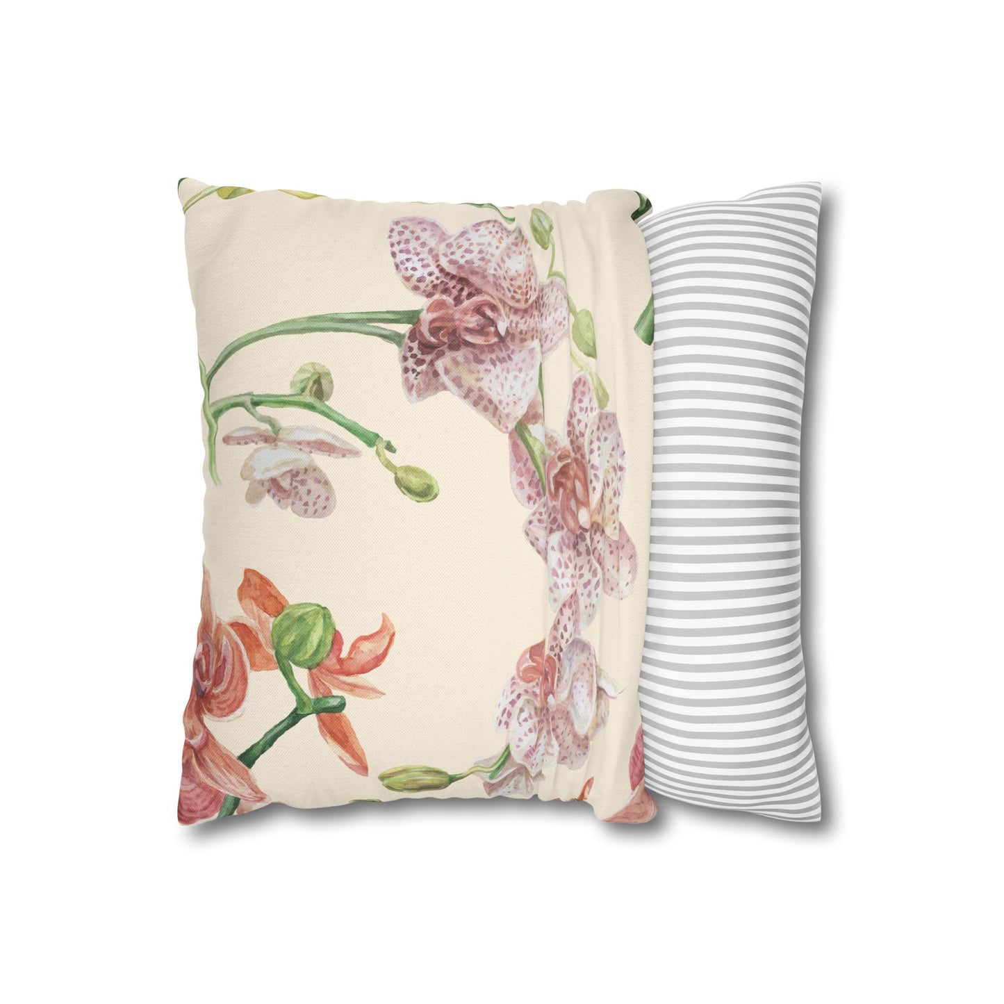 Floral Elegance Pillowcase - Botanical Decor, Home Accent, Gift, Aesthetic Room, Living Room Decor