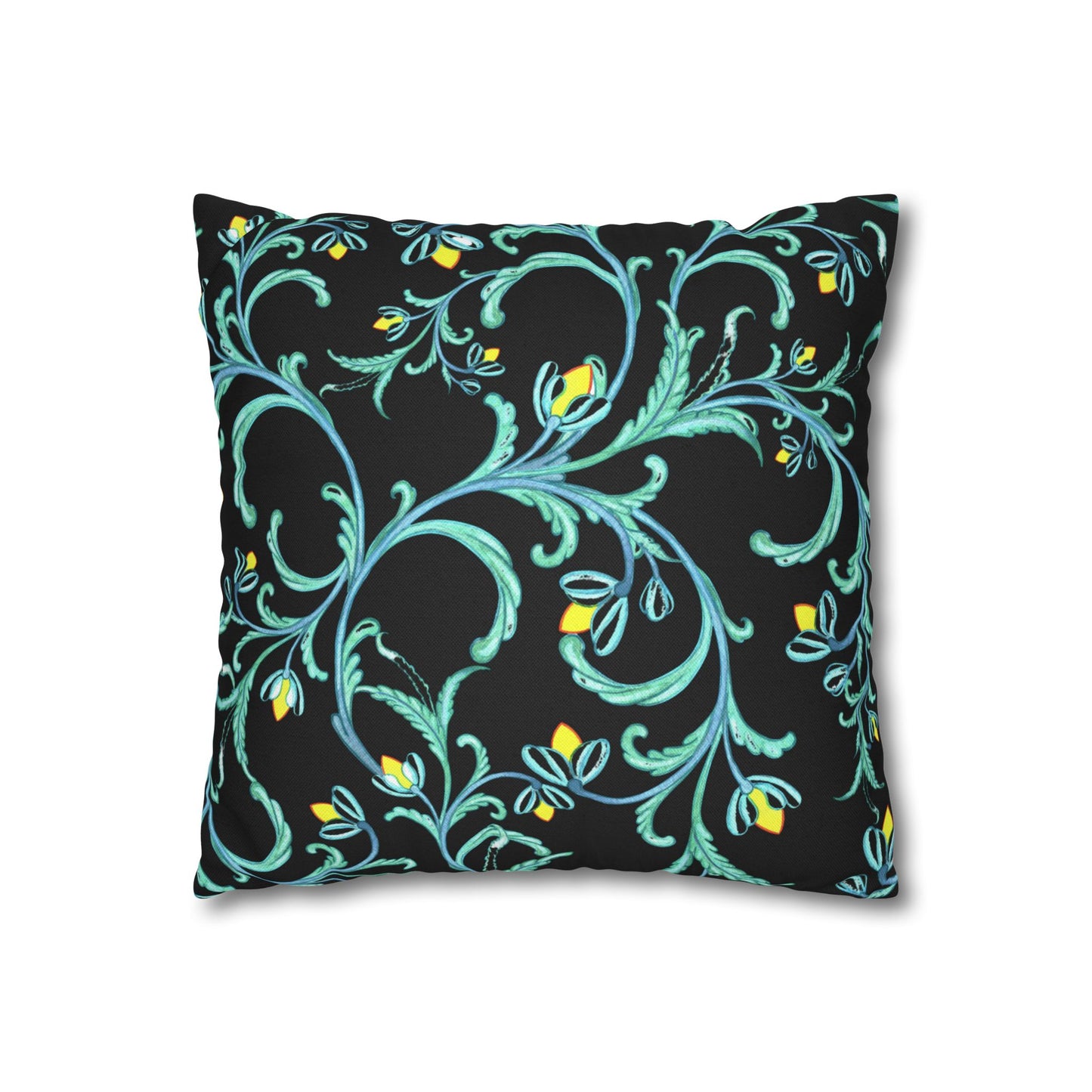 Midnight Sky and Turquoise Dragonfly Decorative Pillowcase, Home Decor, Living Room Accent, Gift for Nature Lovers, Bird Lovers, Boho Home