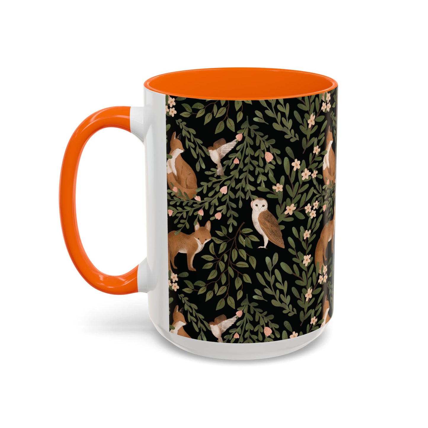 Mug - Little Fox and Owl Woodland Scene Coffee Cup