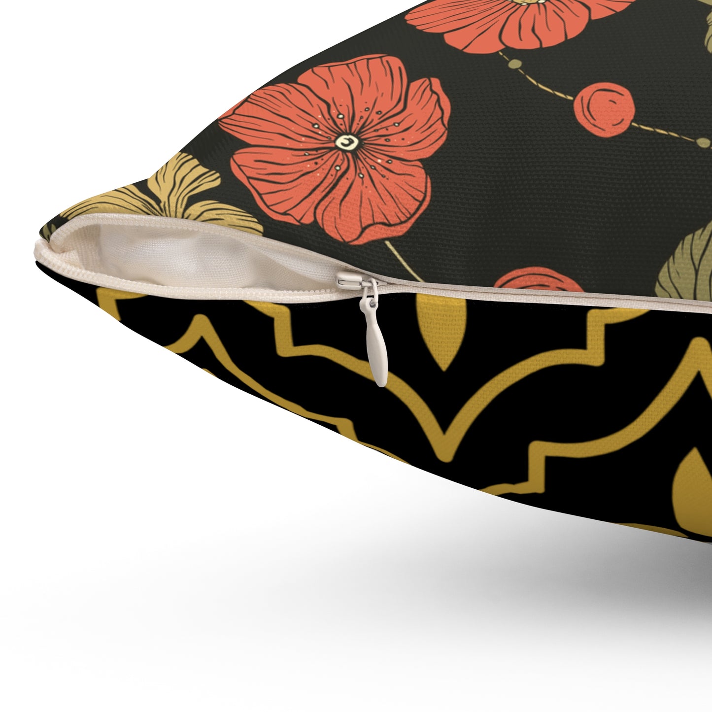 Throw Pillow - Vintage Sparrow with Nesting Twins Design