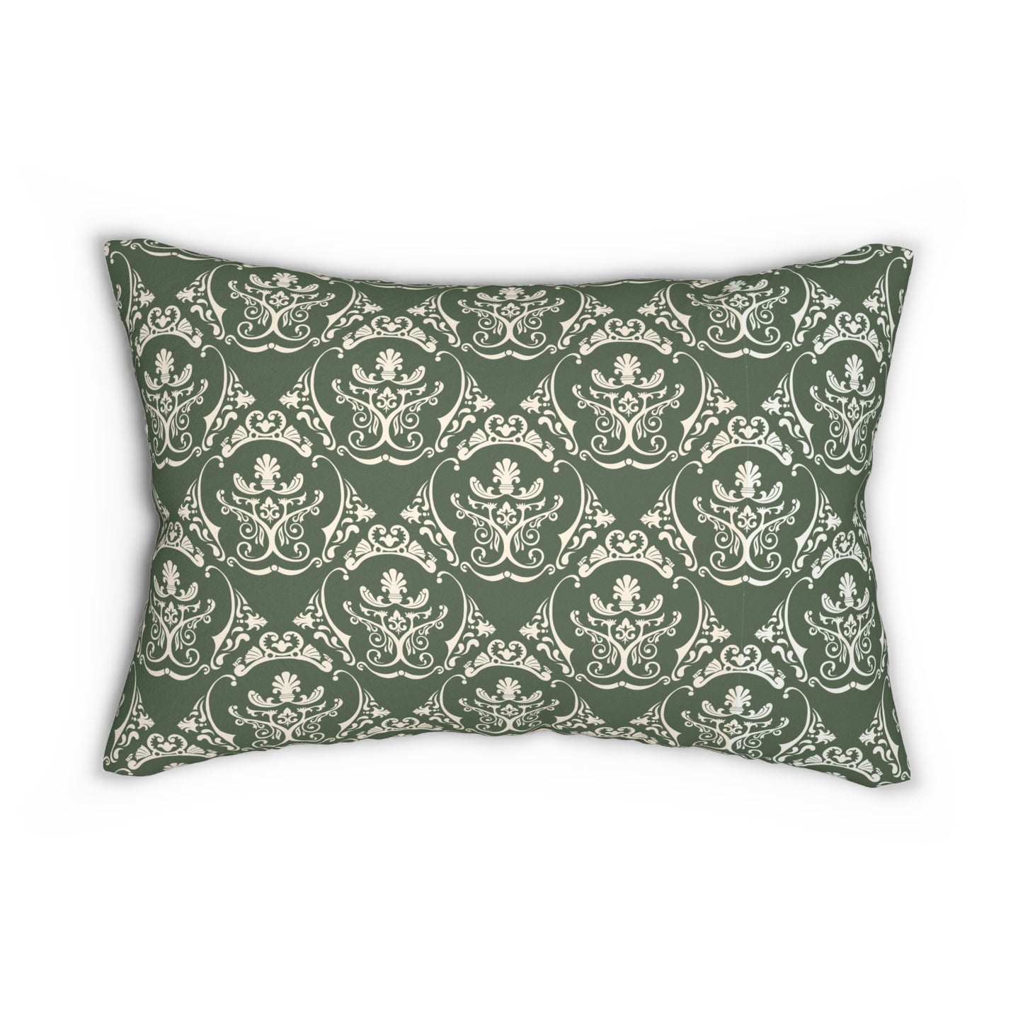 Botanical Fern Lumbar Pillow, Decorative Cushion, Home Decor, Couch Accent, Fern Print, Nature Inspired, Gift for Her, Boho Style