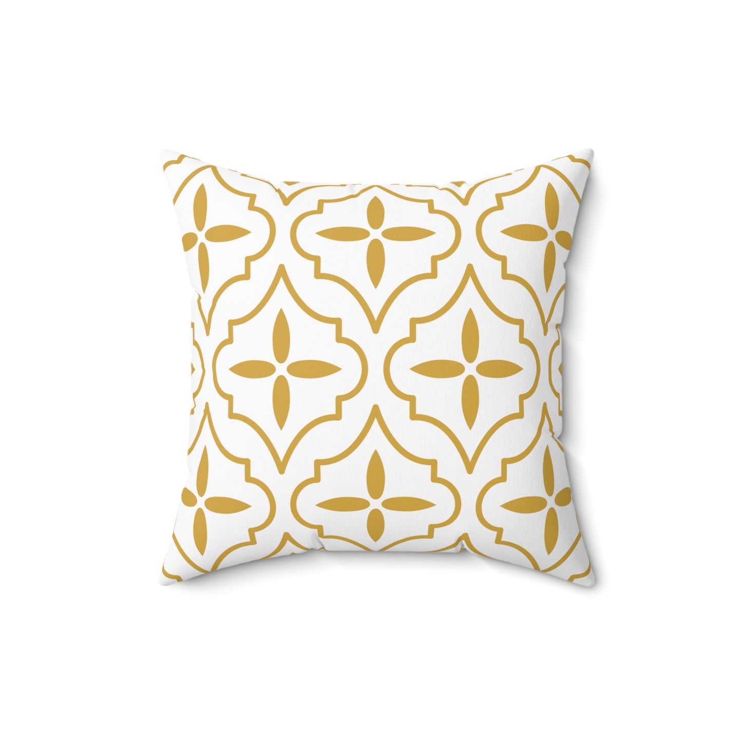 Throw Pillow Songbird and Floral Boho Floral & Geometric Spun Polyester Pillow | Cozy Home Decor, Unique Gift, Decorative Cushion, Modern Accent, Bird Print