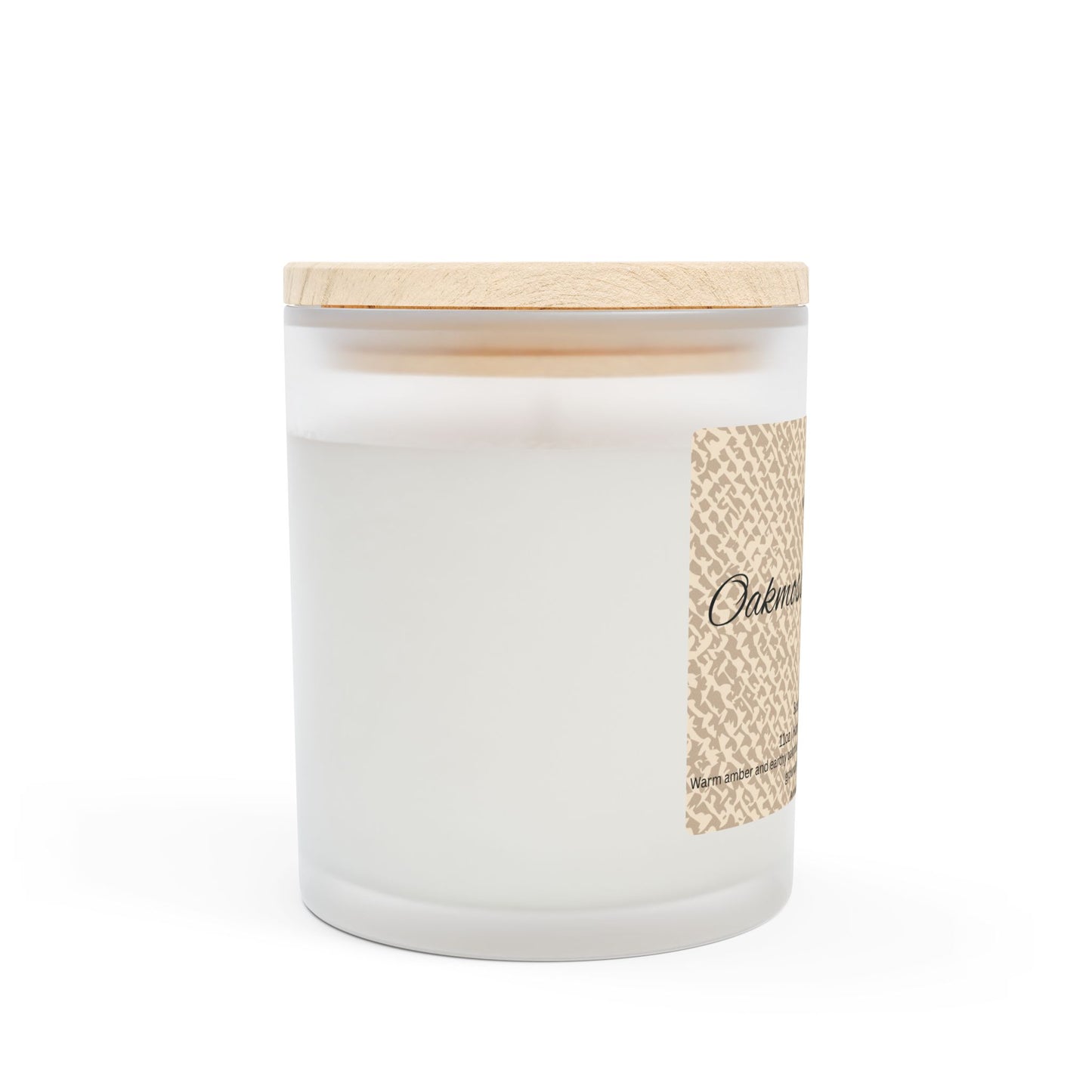 Candle, Woodsy Amber & Oakmoss Scented 11oz