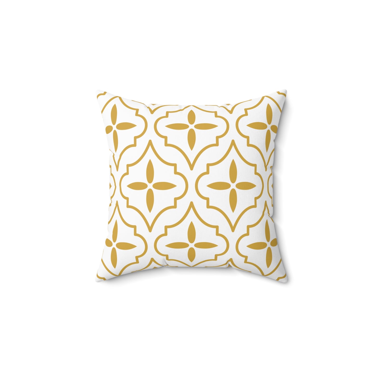 Throw Pillow Songbird and Floral Boho Floral & Geometric Spun Polyester Pillow | Cozy Home Decor, Unique Gift, Decorative Cushion, Modern Accent, Bird Print