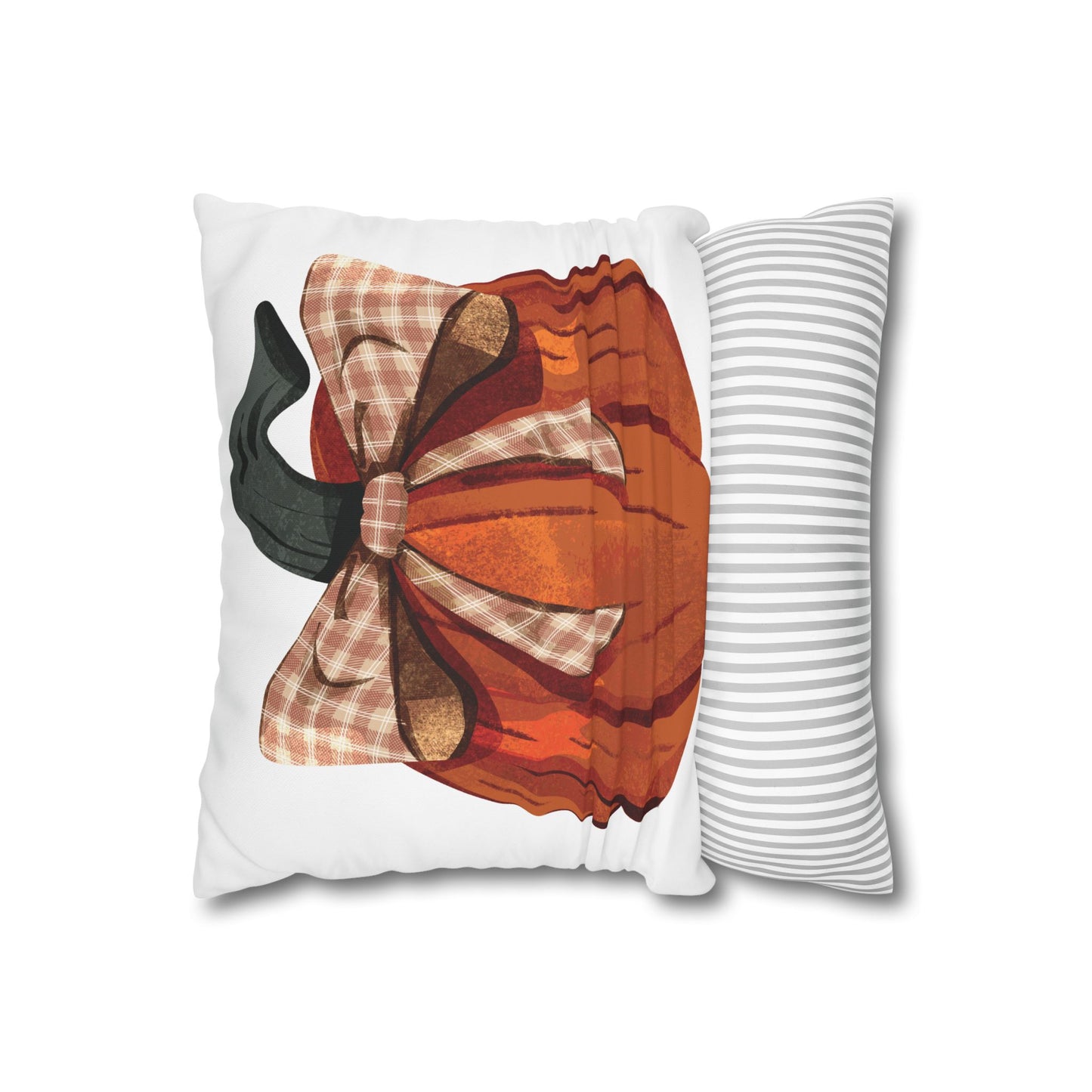 Cozy Fall Pumpkin Pillowcase | Autumn Decor, Thanksgiving Gift, Seasonal Home Accent, Farmhouse Style, Decorative Cushion Cover