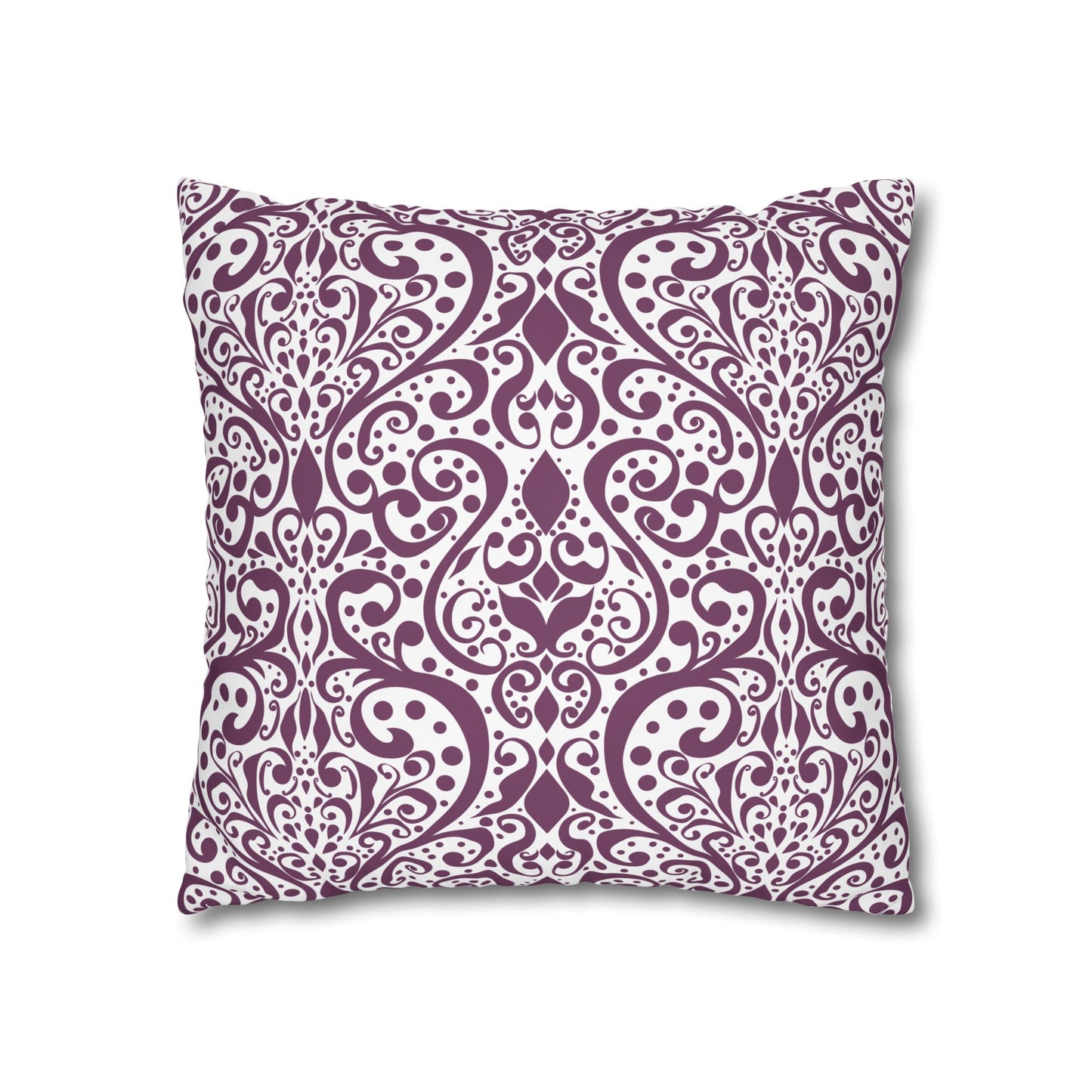Floral Poly Canvas Pillowcase, Home Decor, Throw Pillow, Wedding Gift, Bedroom Accents, Floral Design Pillow