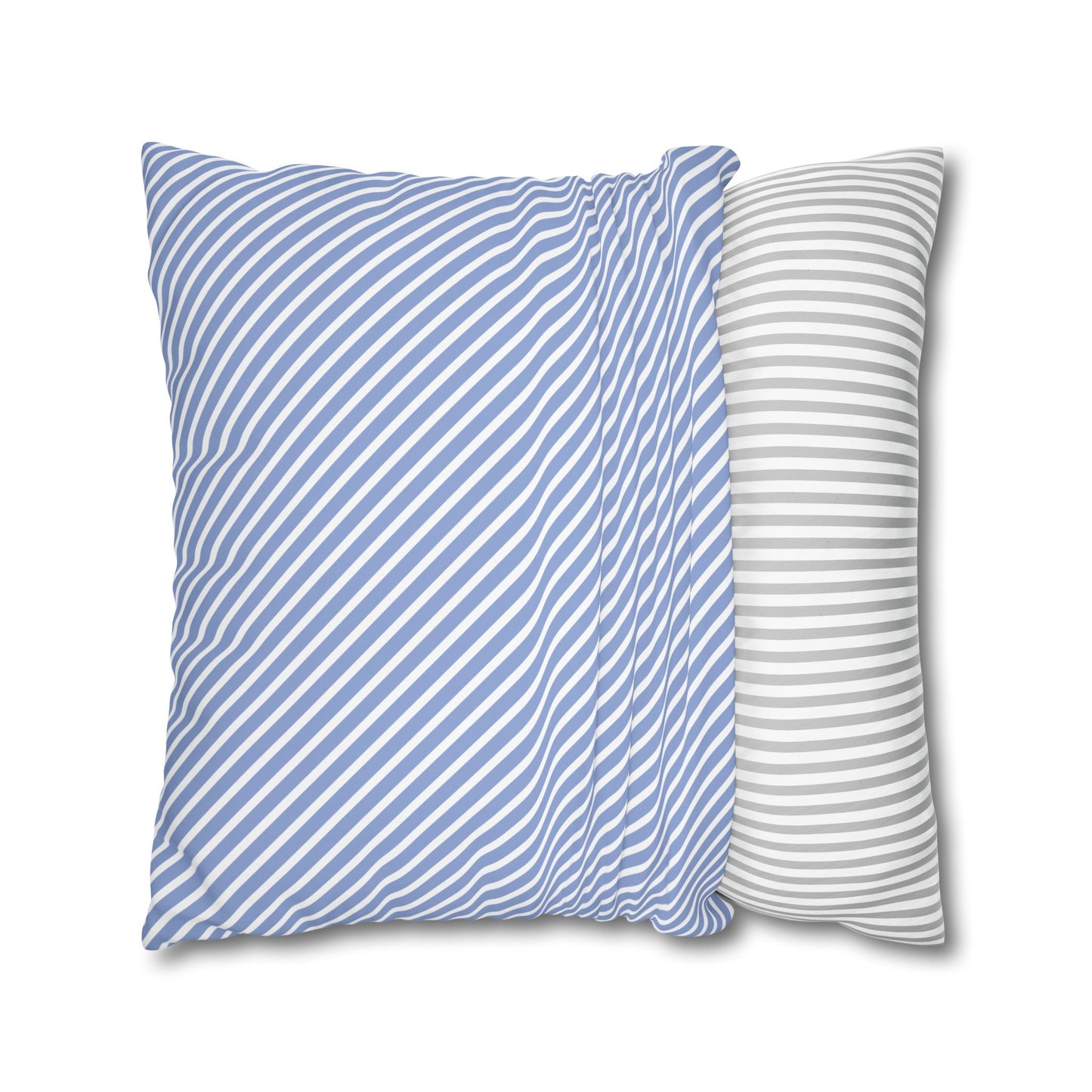 Blue Stripe Decorative Pillowcase, Cozy Throw Cushion Cover for Living Room, Home Decor, Gift for Housewarming, Birthday