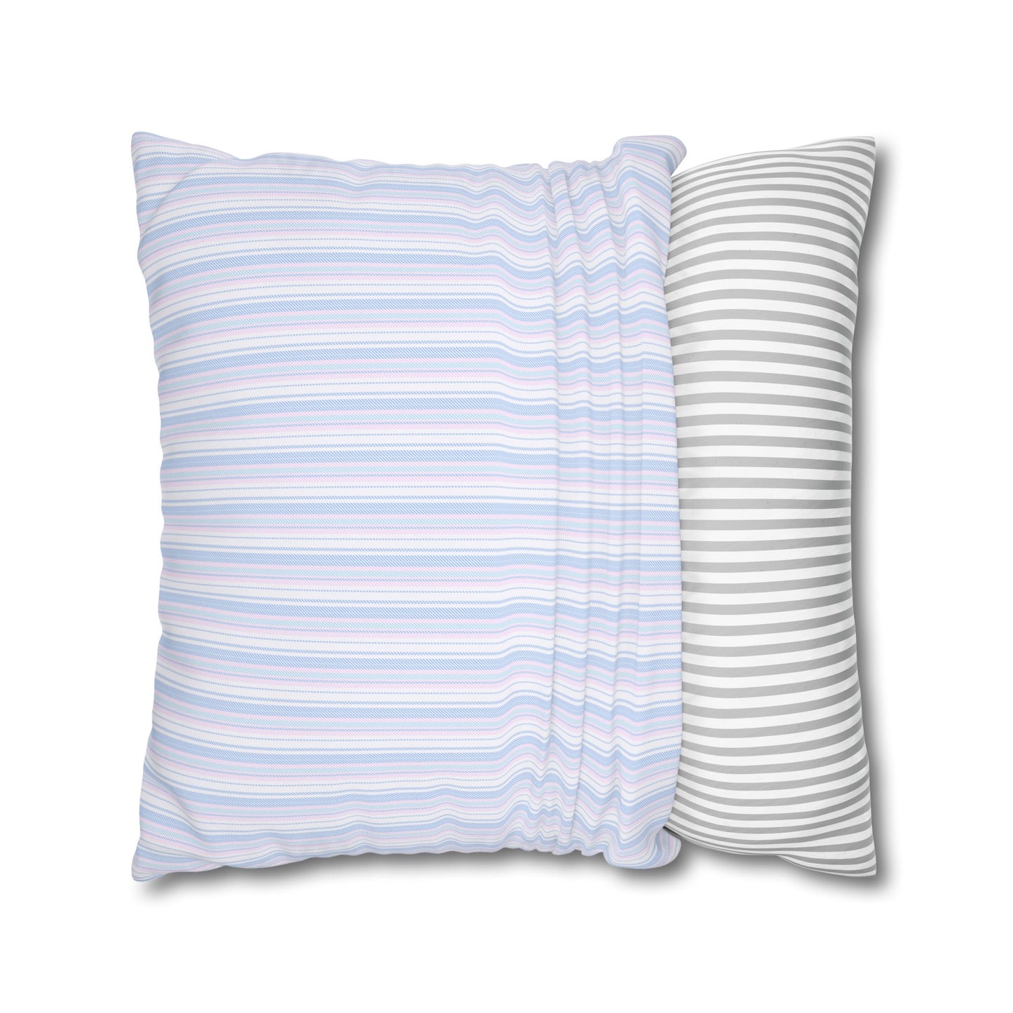 Pastel Striped Throw Pillowcase, Cozy Home Decor, Modern Cushion Cover, Stylish Living Room Accent, Birthday Gift, Soft Furniture Accessory