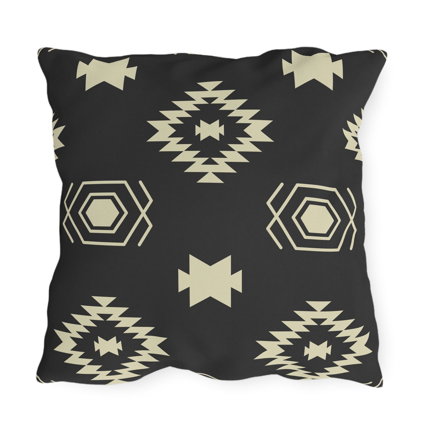 Stylish Outdoor Pillows for Cozy Patios, Penguin Decor, Tribal Pattern Cushion, Summer Accessories, Unique Home Gift