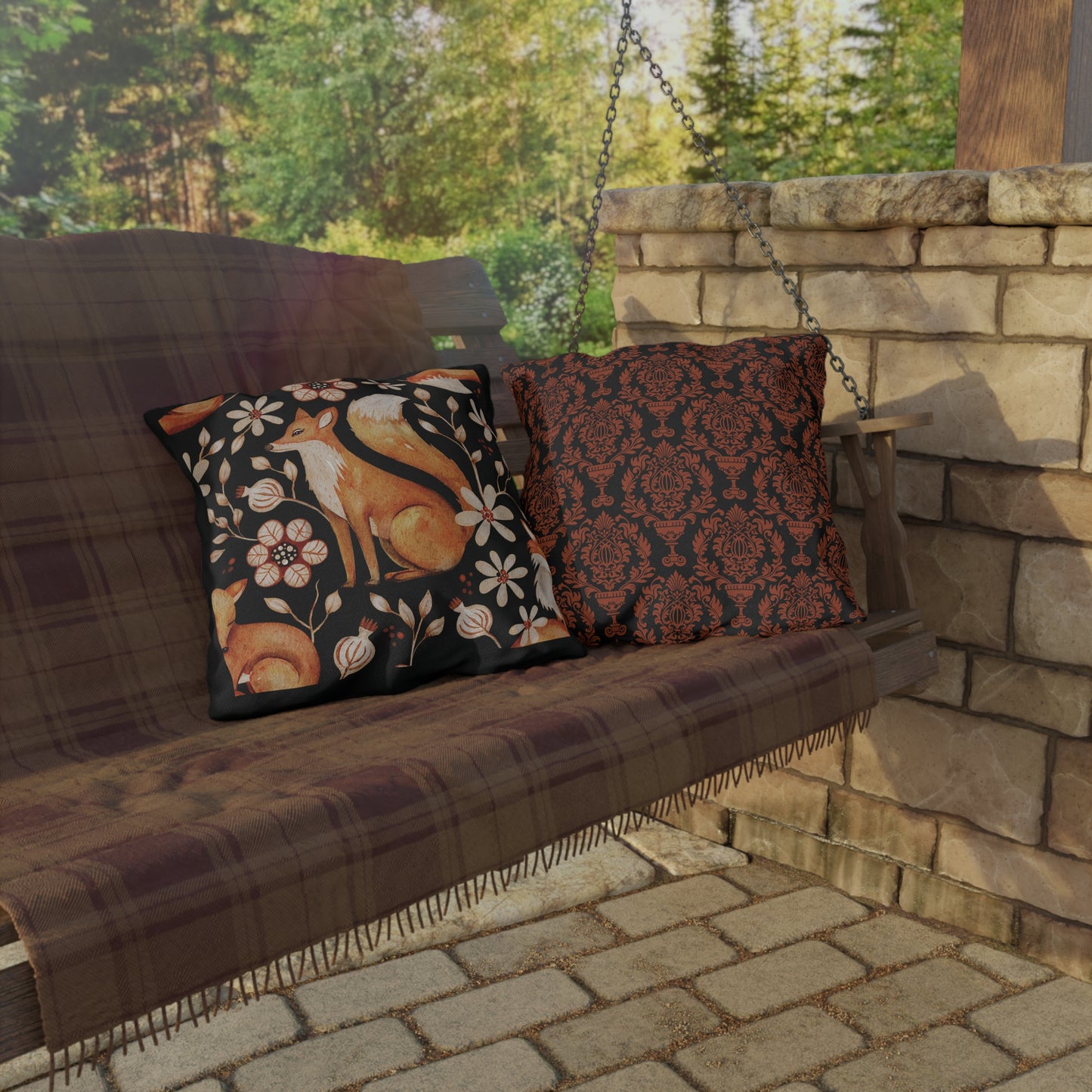 Outdoor Pillow - Clever Fox Design