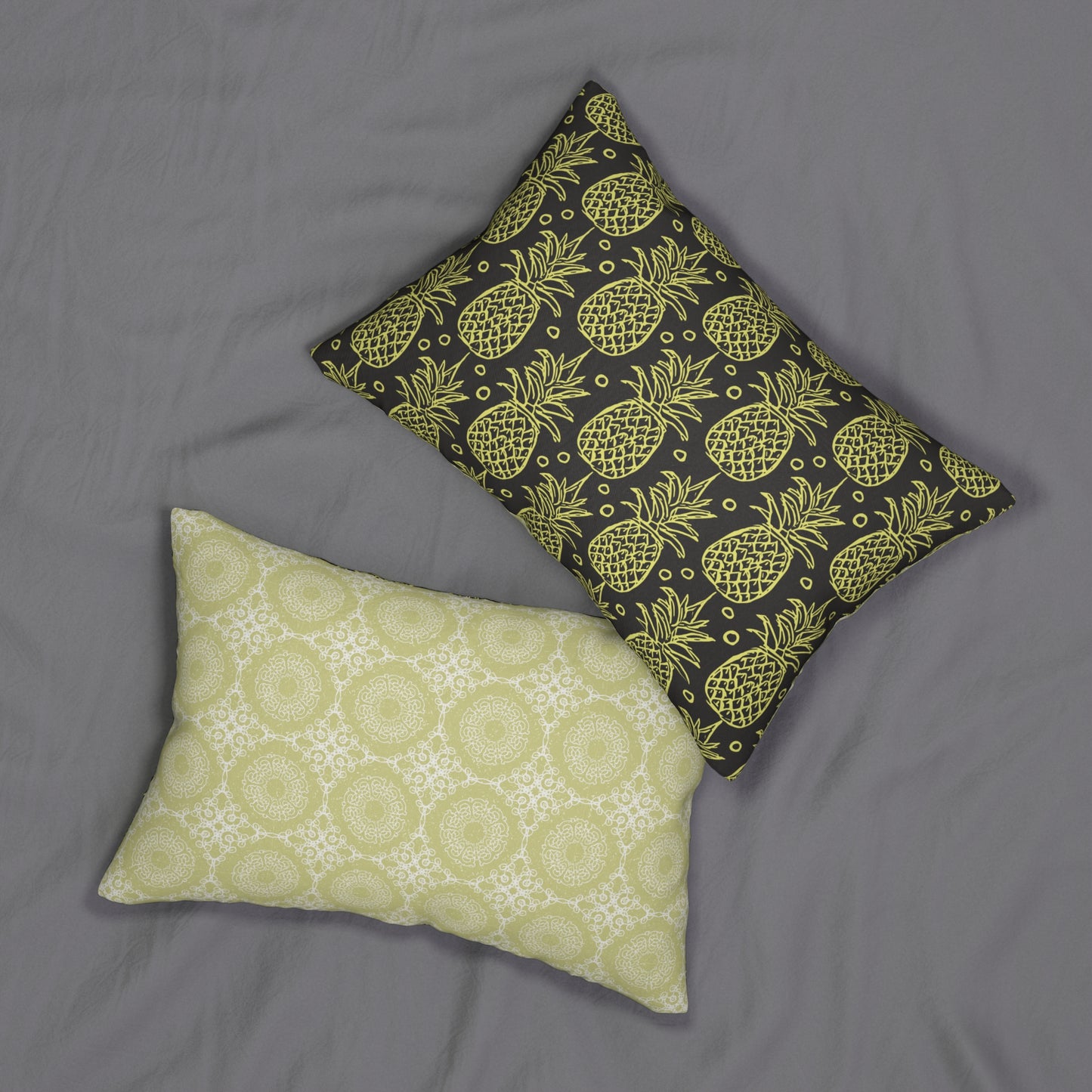 Lumbar Pillow - Golden Welcome Pineapple