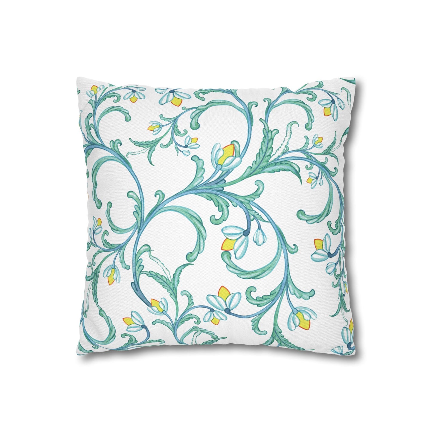 Blue Yellow Kissed Dragonfly Decorative Pillowcase | Home Decor, Gifts, Nature Lover, Birthday, Housewarming