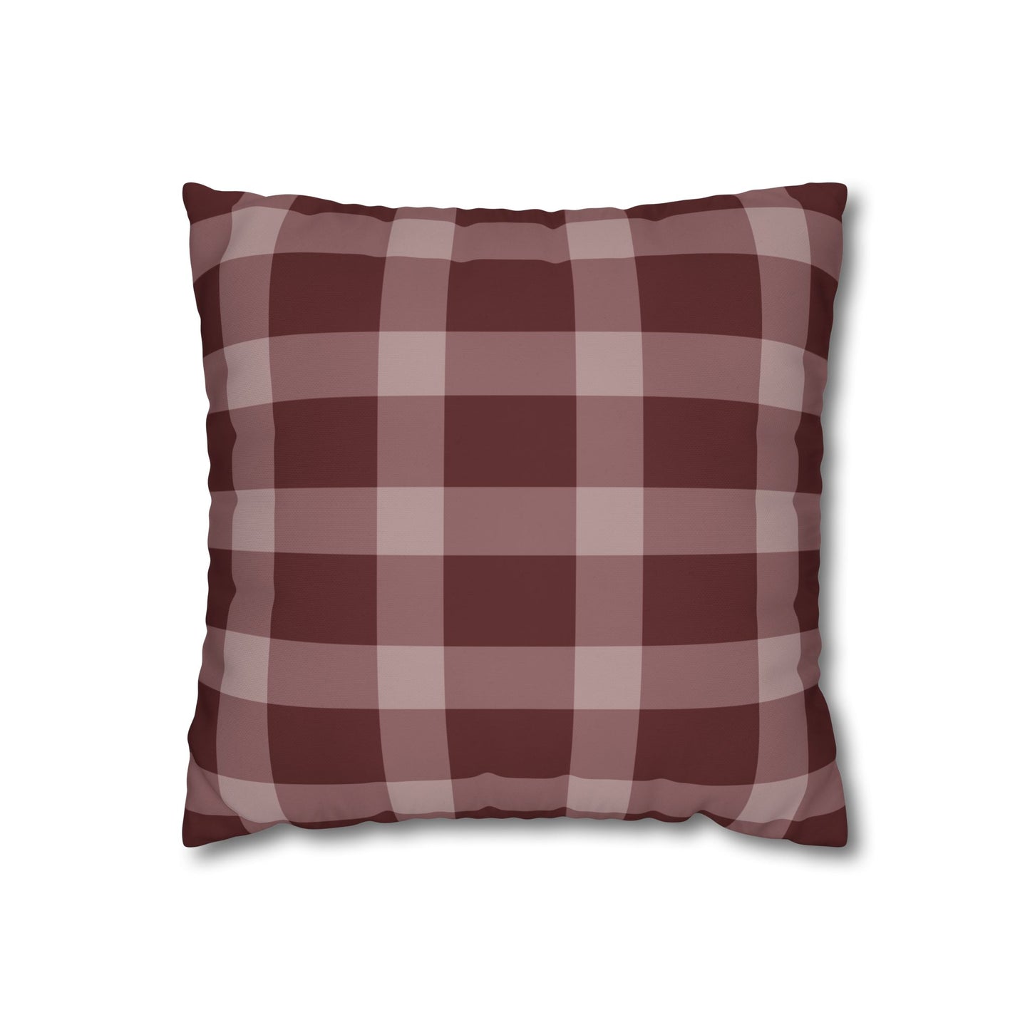 Rustic Checkered Pillowcase, Cozy Home Decor, Farmhouse Style Cushion Cover, Stylish Living Room Accessory, Gift for Weddings, Housewarming
