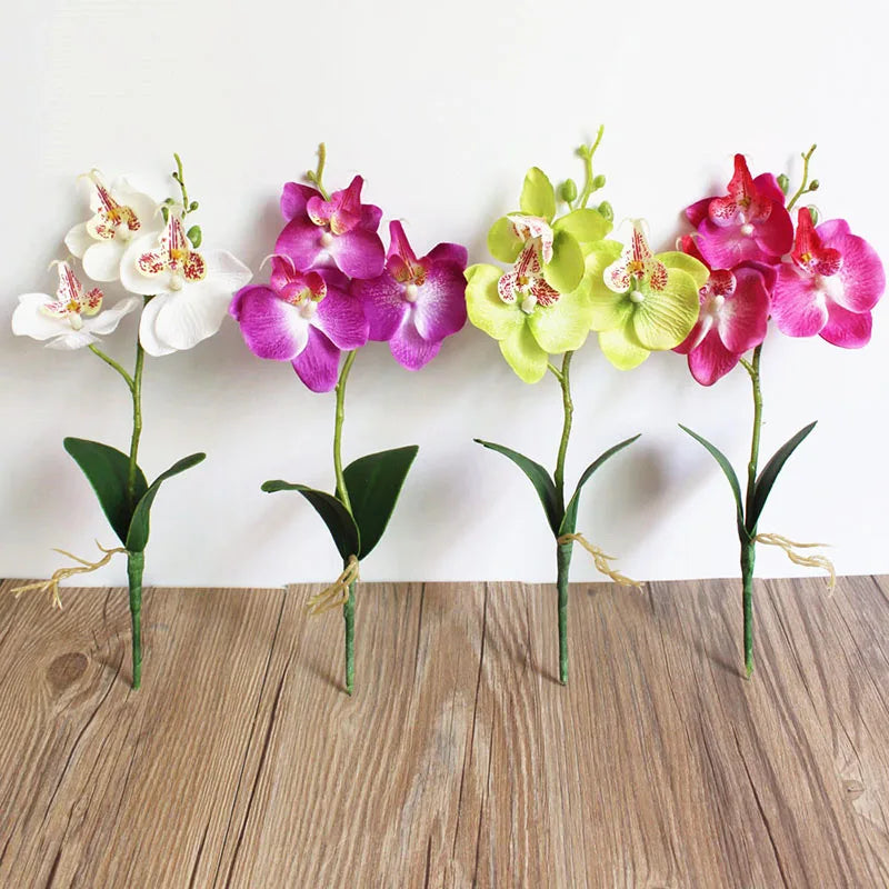 29cm Artificial Silk Butterfly Orchid Flower Home Wedding Decor Birthday Party Bridal Floral Home Decoration Ornamental Flores